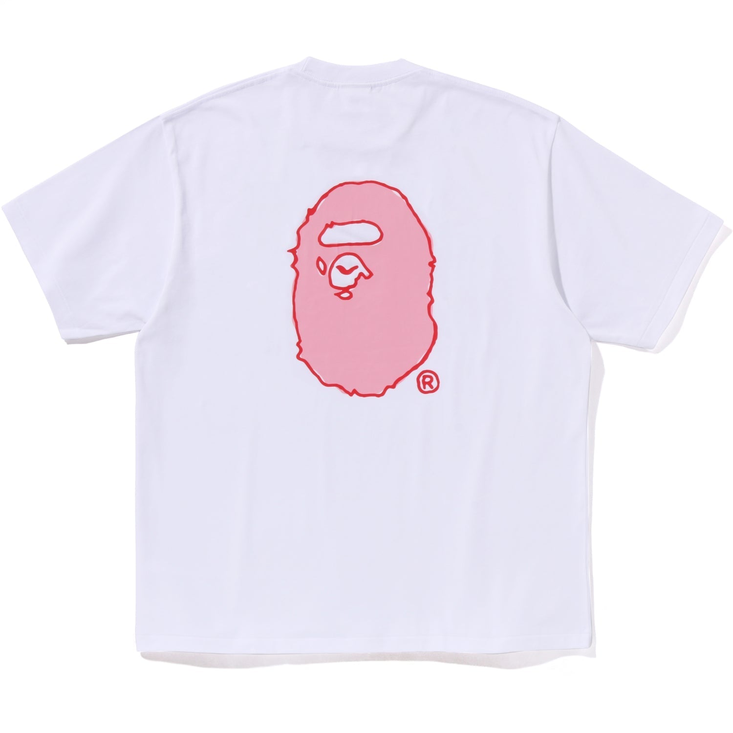 BAPE HAND DRAW LOGO RELAXED FIT TEE MENS
