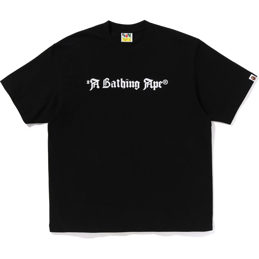 BAPE A BATHING APE LOGO RELAXED FIT TEE MENS