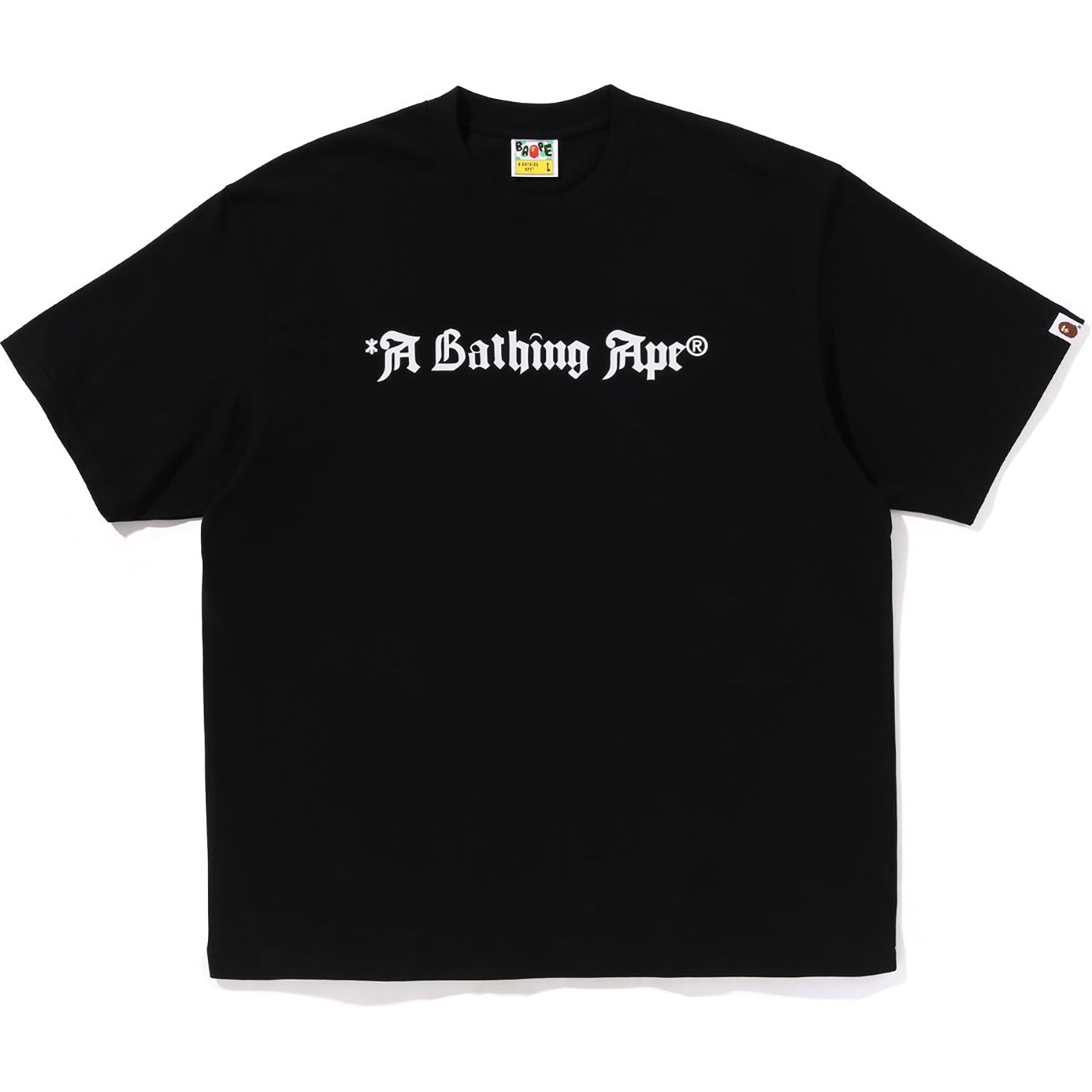 BAPE A BATHING APE LOGO RELAXED FIT TEE MENS