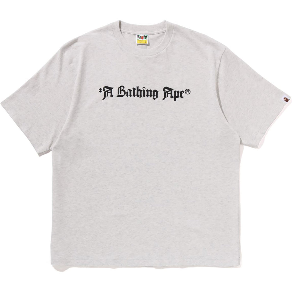 BAPE A BATHING APE LOGO RELAXED FIT TEE MENS
