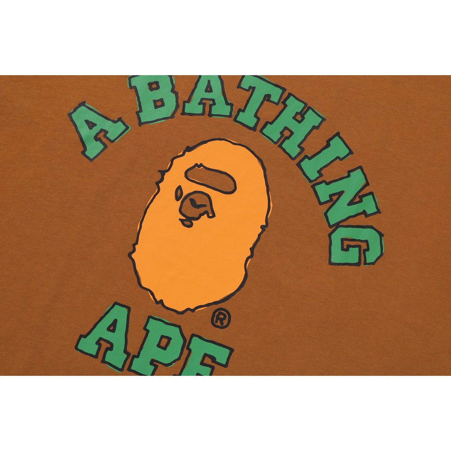 BAPE HAND DRAWN COLLEGE RELAXED FIT TEE MENS