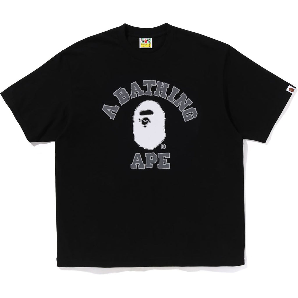 BAPE HAND DRAWN COLLEGE RELAXED FIT TEE MENS