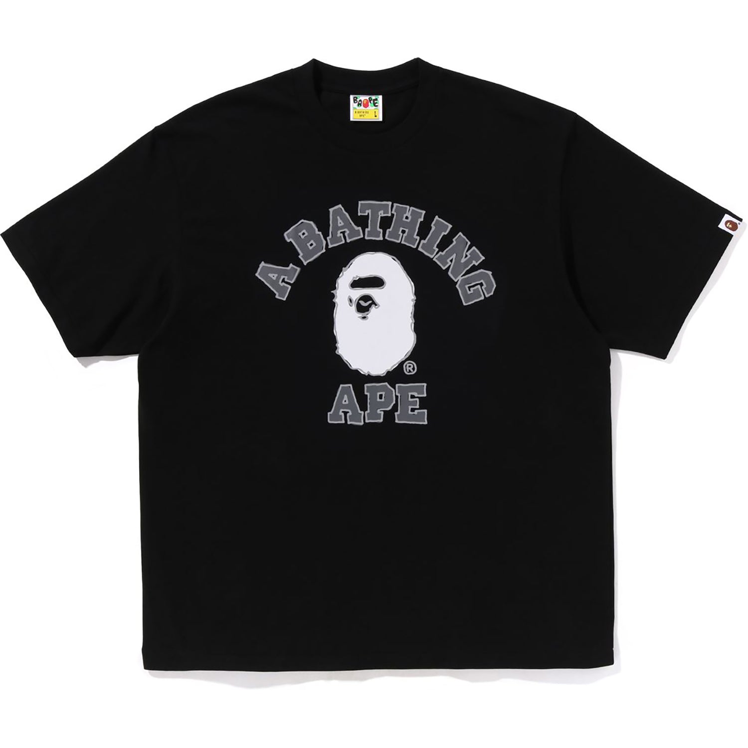 BAPE HAND DRAWN COLLEGE RELAXED FIT TEE MENS