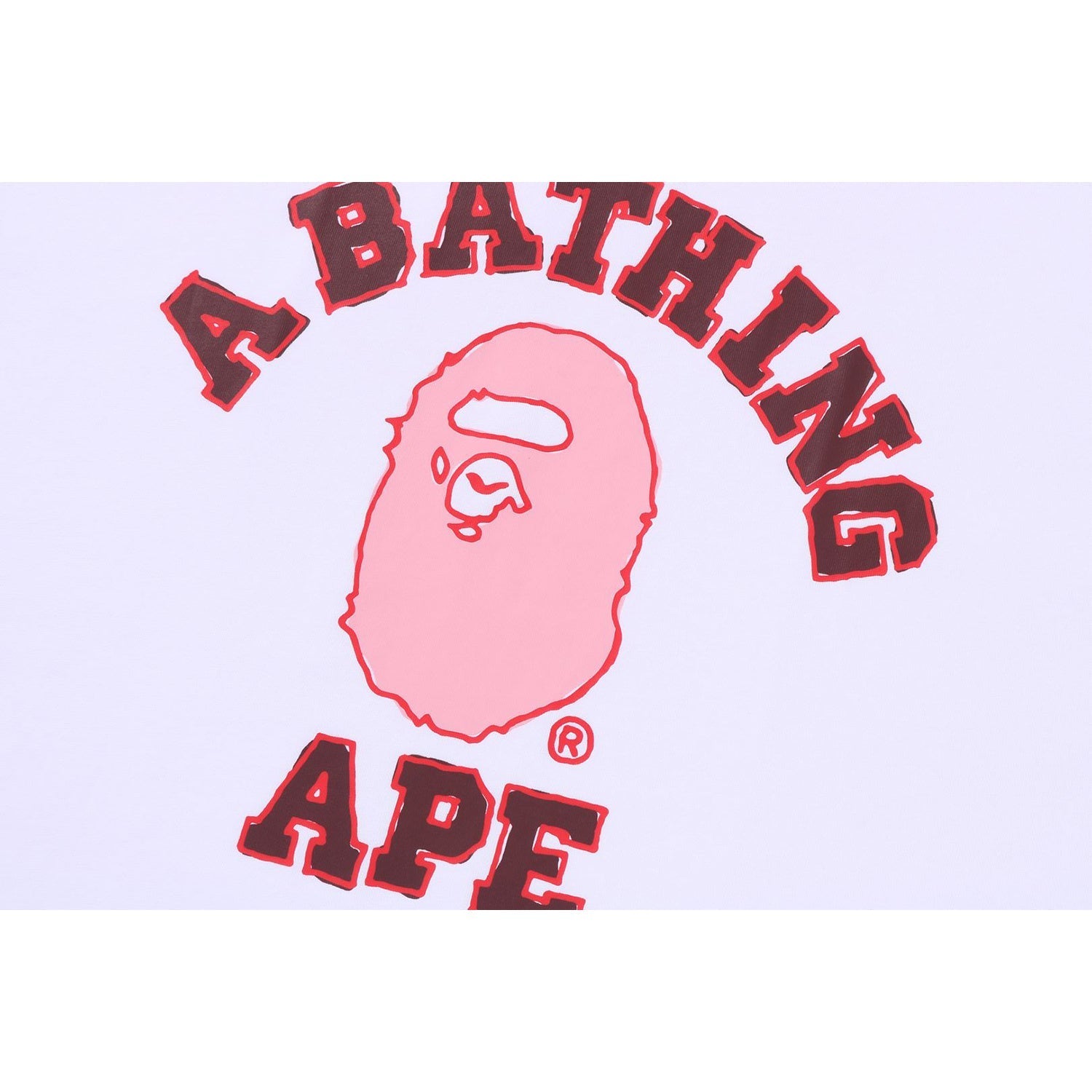 BAPE HAND DRAWN COLLEGE RELAXED FIT TEE MENS