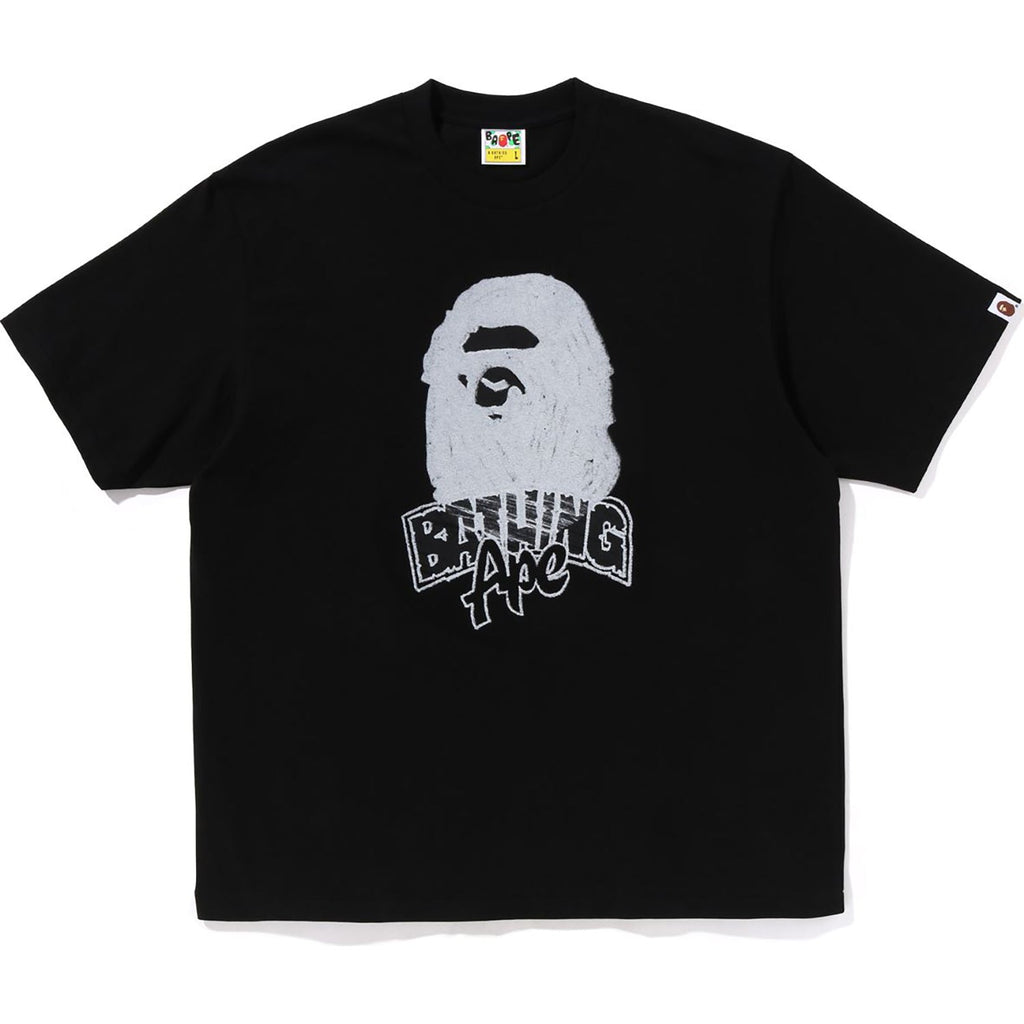 BAPE HAND DRAWN APE HEAD RELAXED FIT TEE MENS