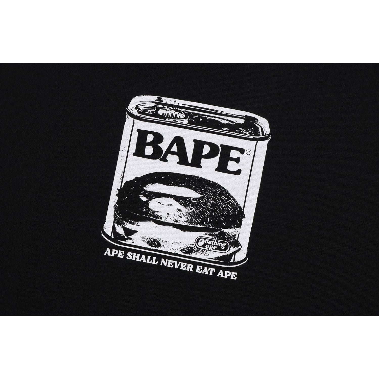 BAPE CAN FOOD LOGO RELAXED FIT TEE MENS