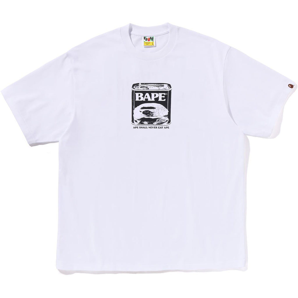 BAPE CAN FOOD LOGO RELAXED FIT TEE MENS
