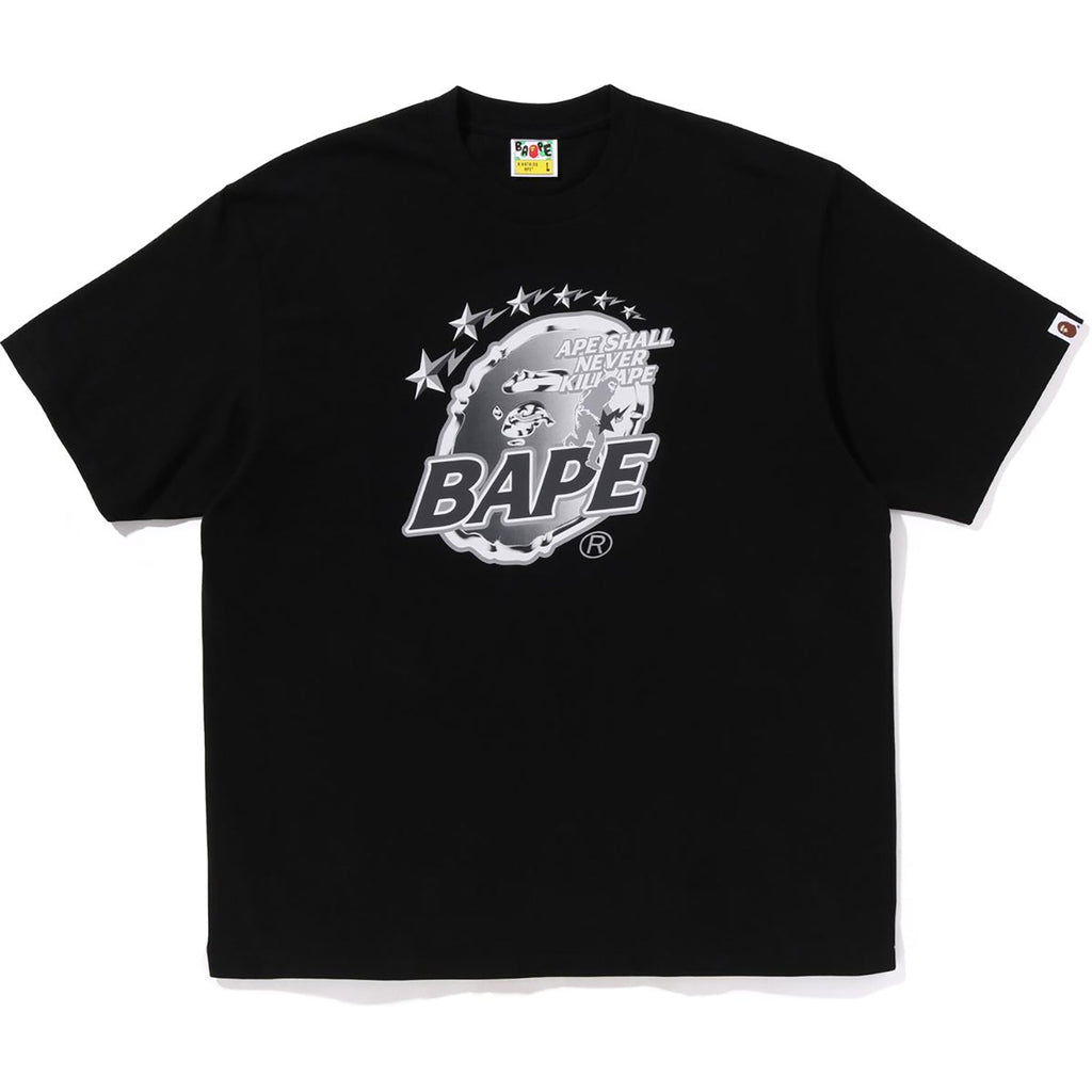 BAPE METAL APE HEAD RELAXED FIT TEE MENS