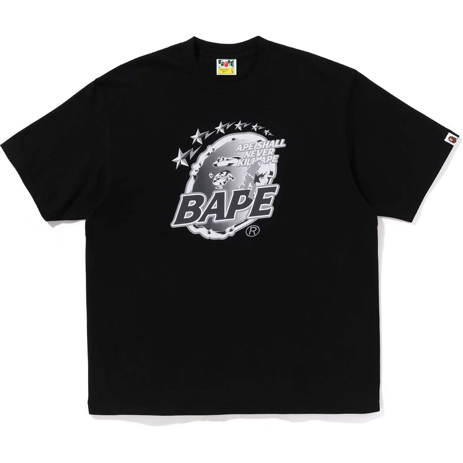 BAPE METAL APE HEAD RELAXED FIT TEE MENS