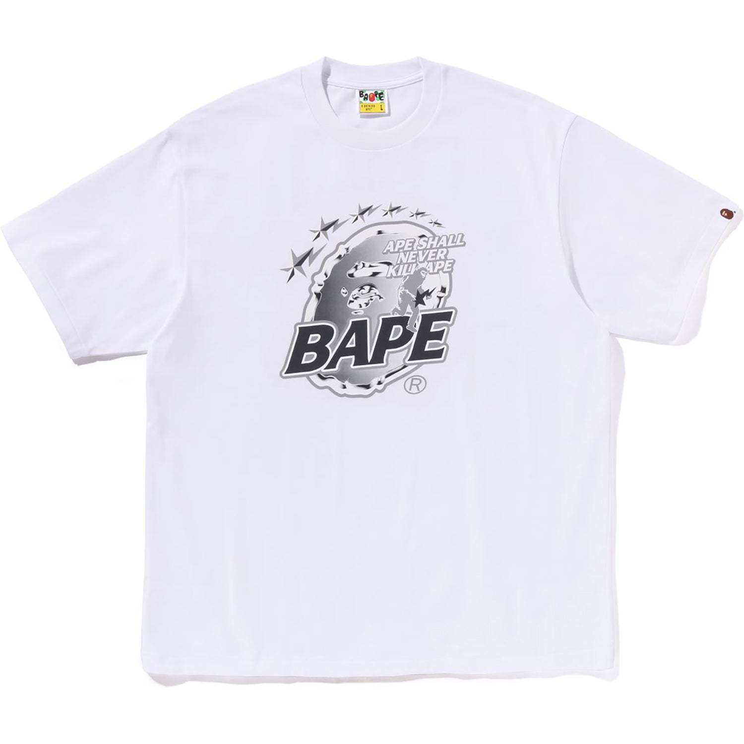 BAPE METAL APE HEAD RELAXED FIT TEE MENS