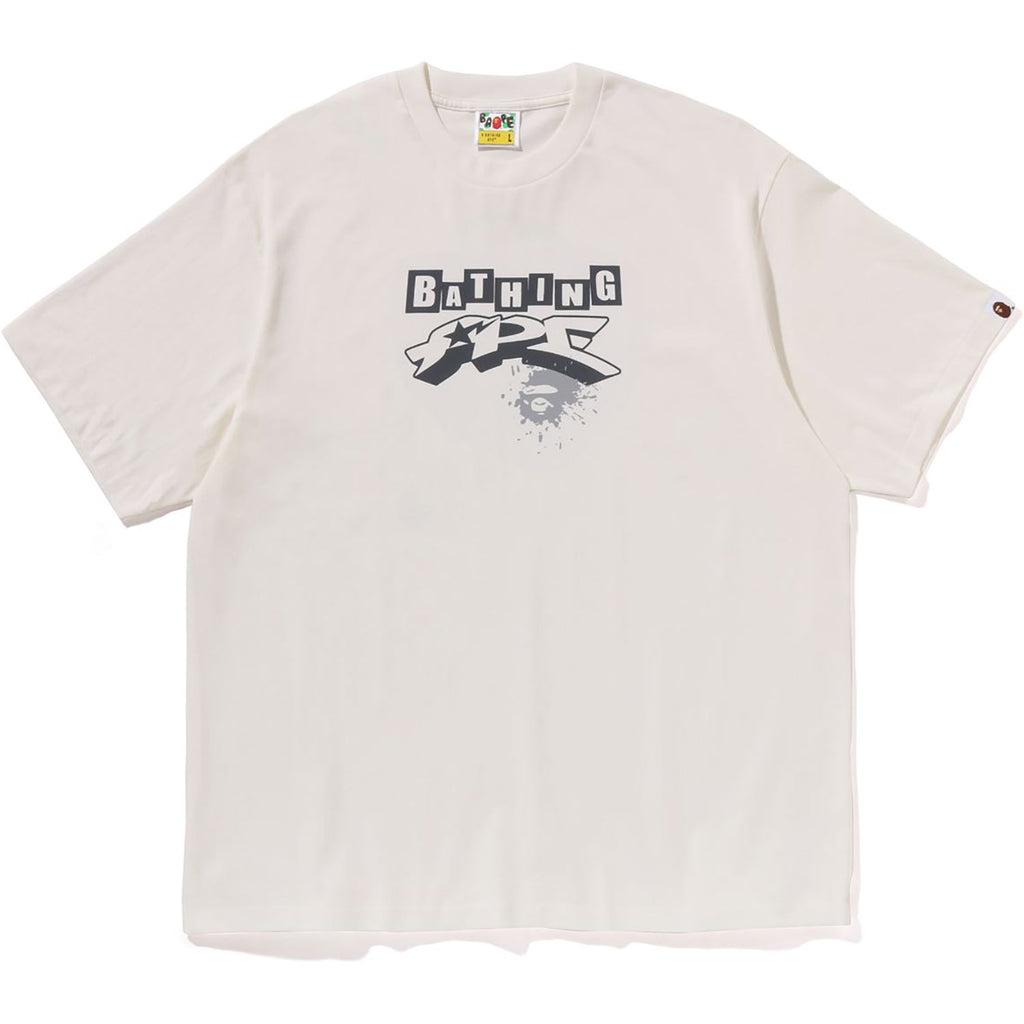 BAPE GRAFFITI LOGO RELAXED FIT TEE #1 MENS