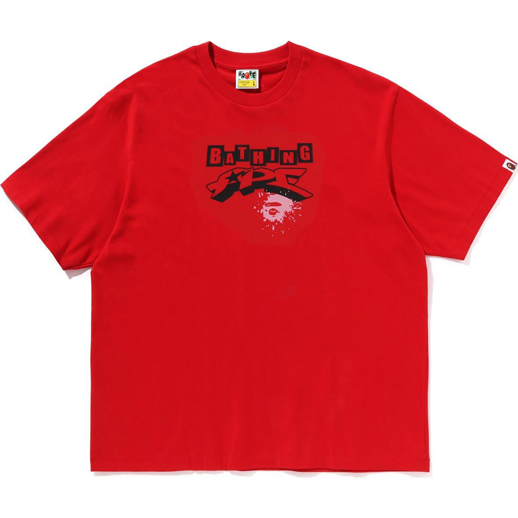 BAPE GRAFFITI LOGO RELAXED FIT TEE #1 MENS