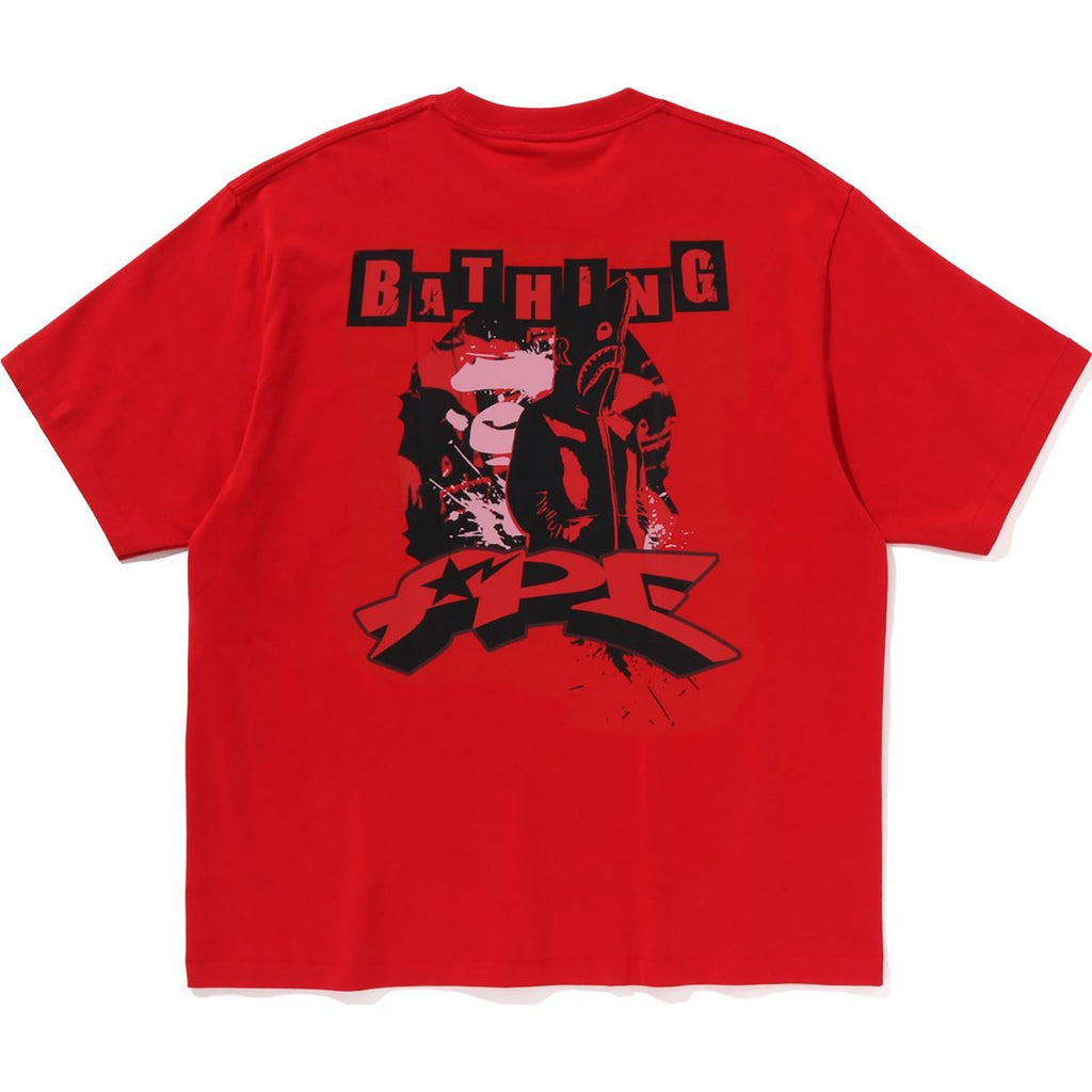 BAPE GRAFFITI LOGO RELAXED FIT TEE #1 MENS