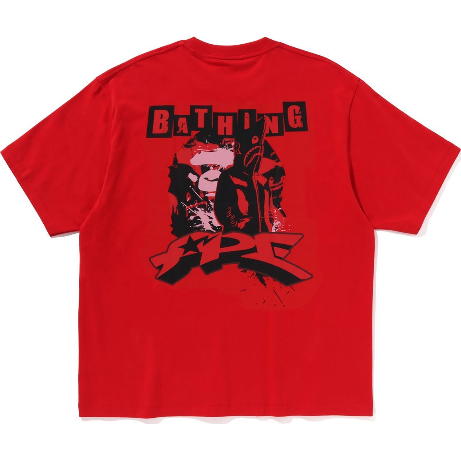 BAPE GRAFFITI LOGO RELAXED FIT TEE #1 MENS