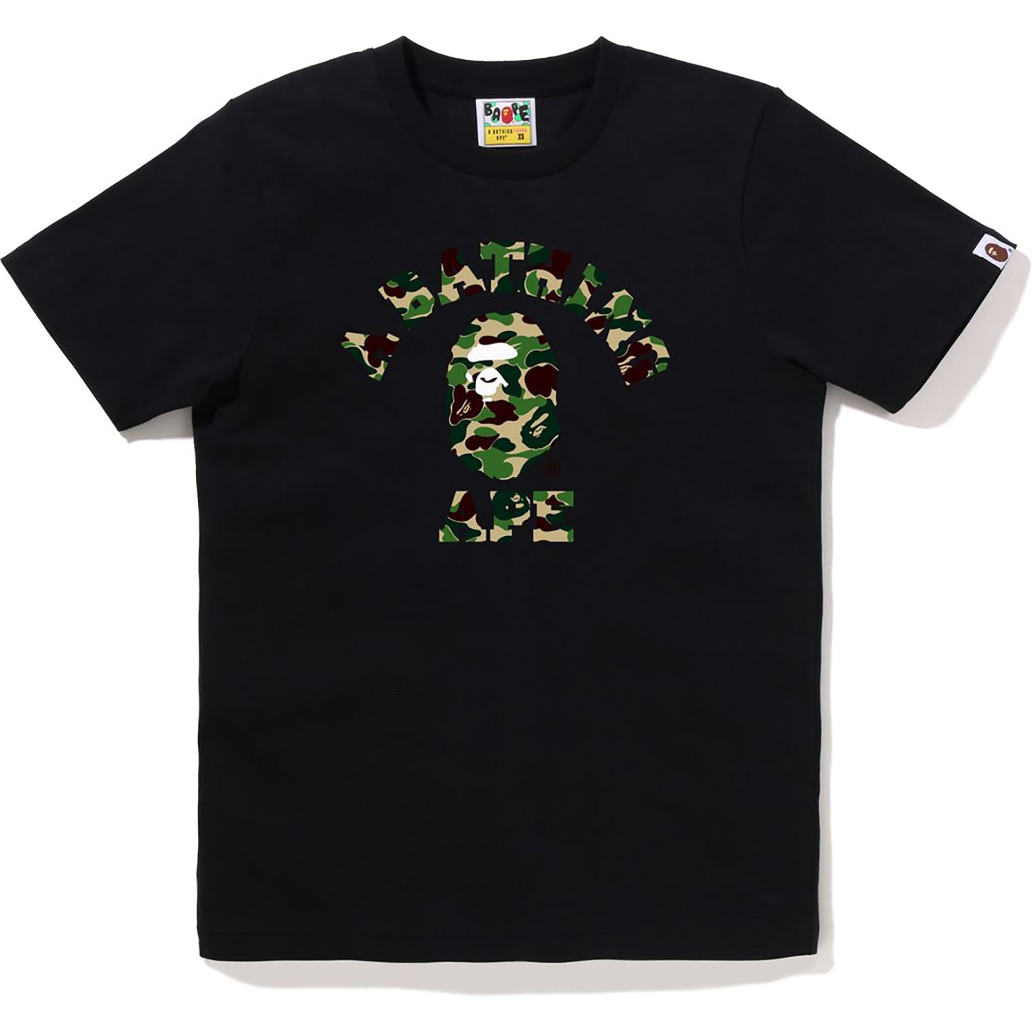 BAPE ABC CAMO COLLEGE TEE LADIES