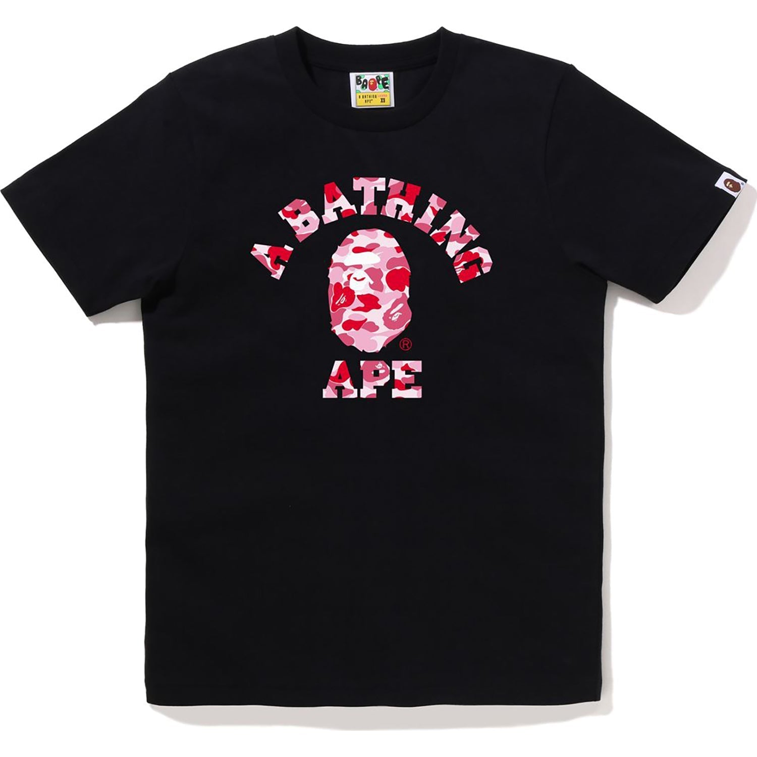 BAPE ABC CAMO COLLEGE TEE LADIES