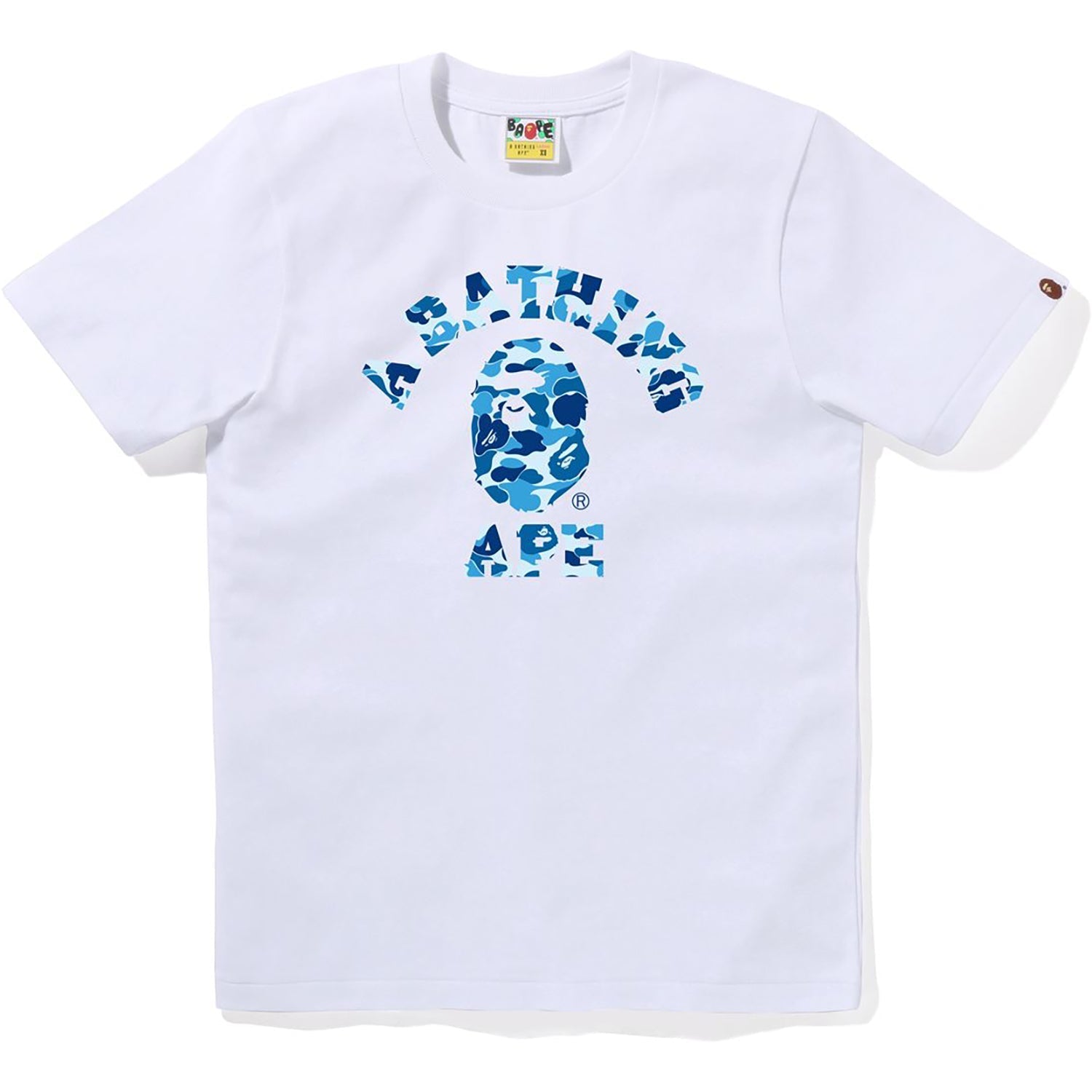 BAPE ABC CAMO COLLEGE TEE LADIES