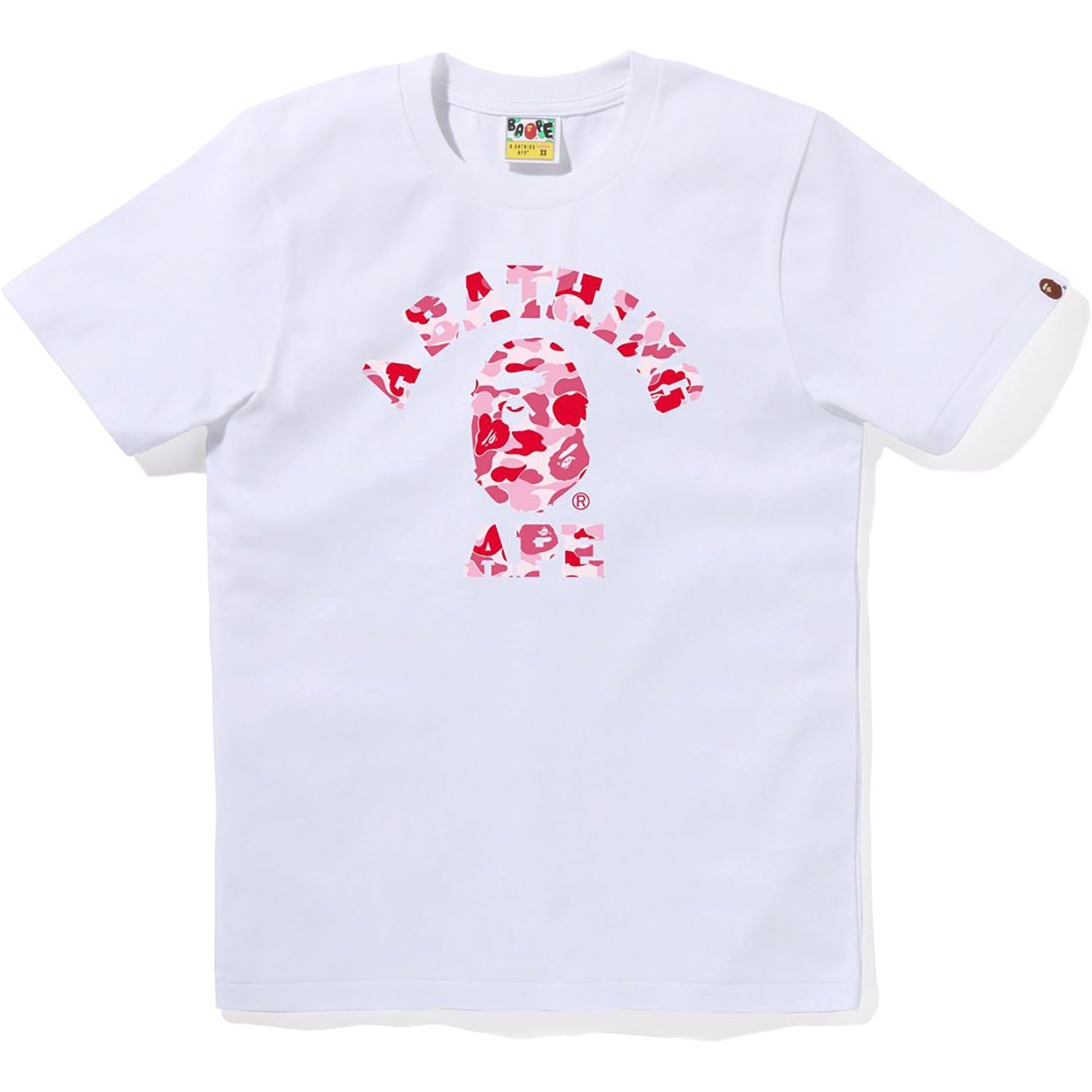 BAPE ABC CAMO COLLEGE TEE LADIES