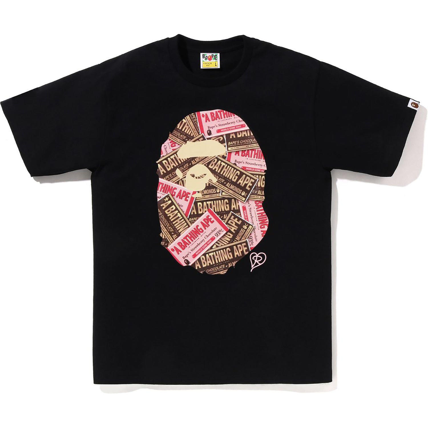 BAPE CHOCOLATE APE HEAD TEE MENS