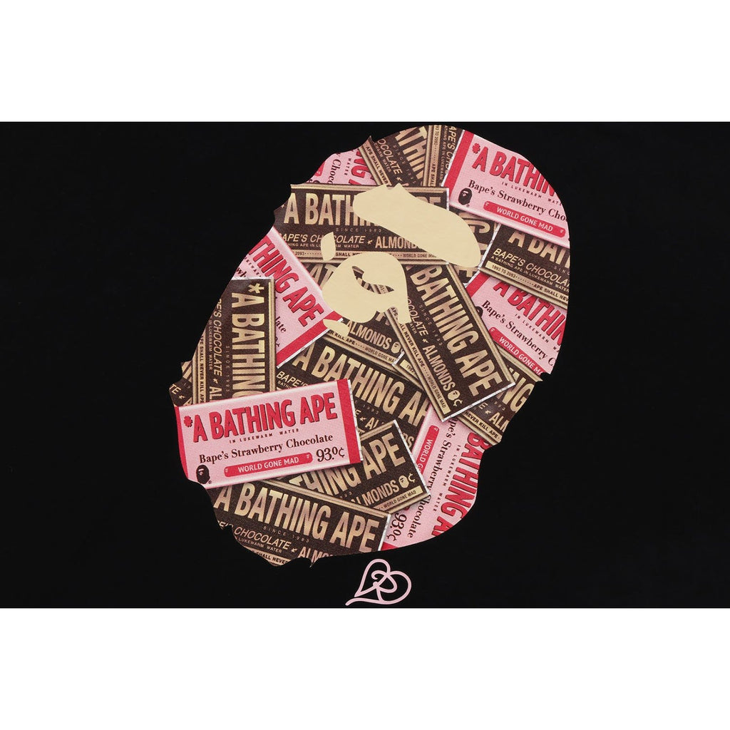 BAPE CHOCOLATE APE HEAD TEE MENS