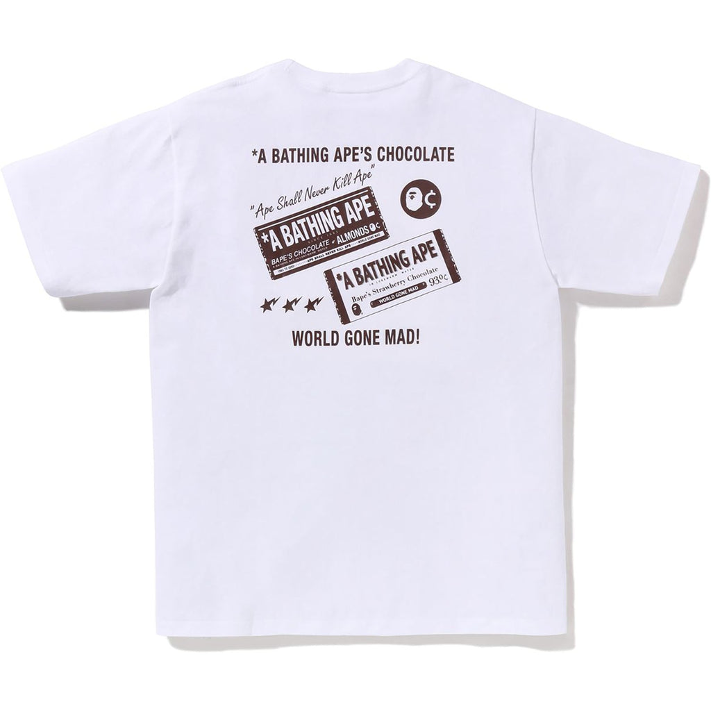 BAPE CHOCOLATE APE HEAD TEE MENS