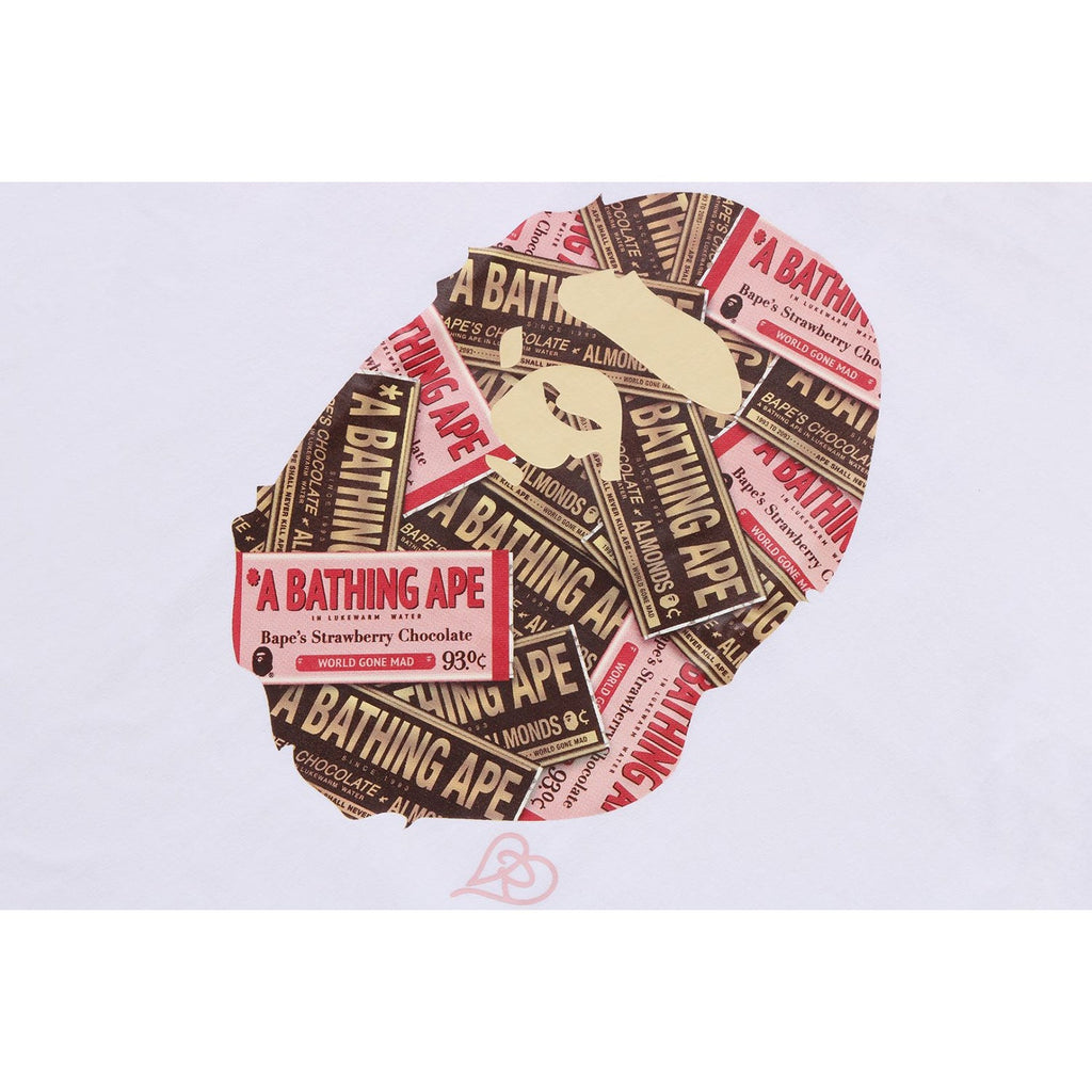 BAPE CHOCOLATE APE HEAD TEE MENS