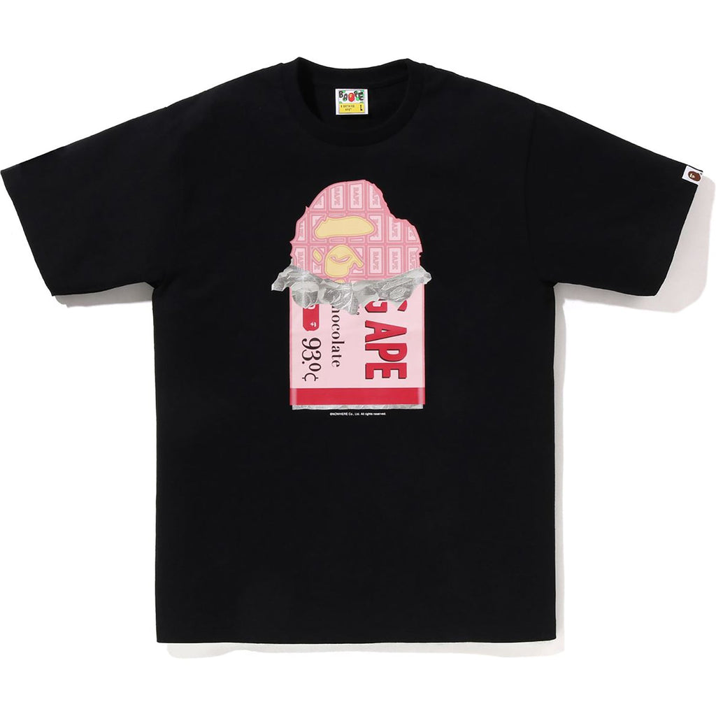 BAPE CHOCOLATE BAR APE HEAD TEE MENS