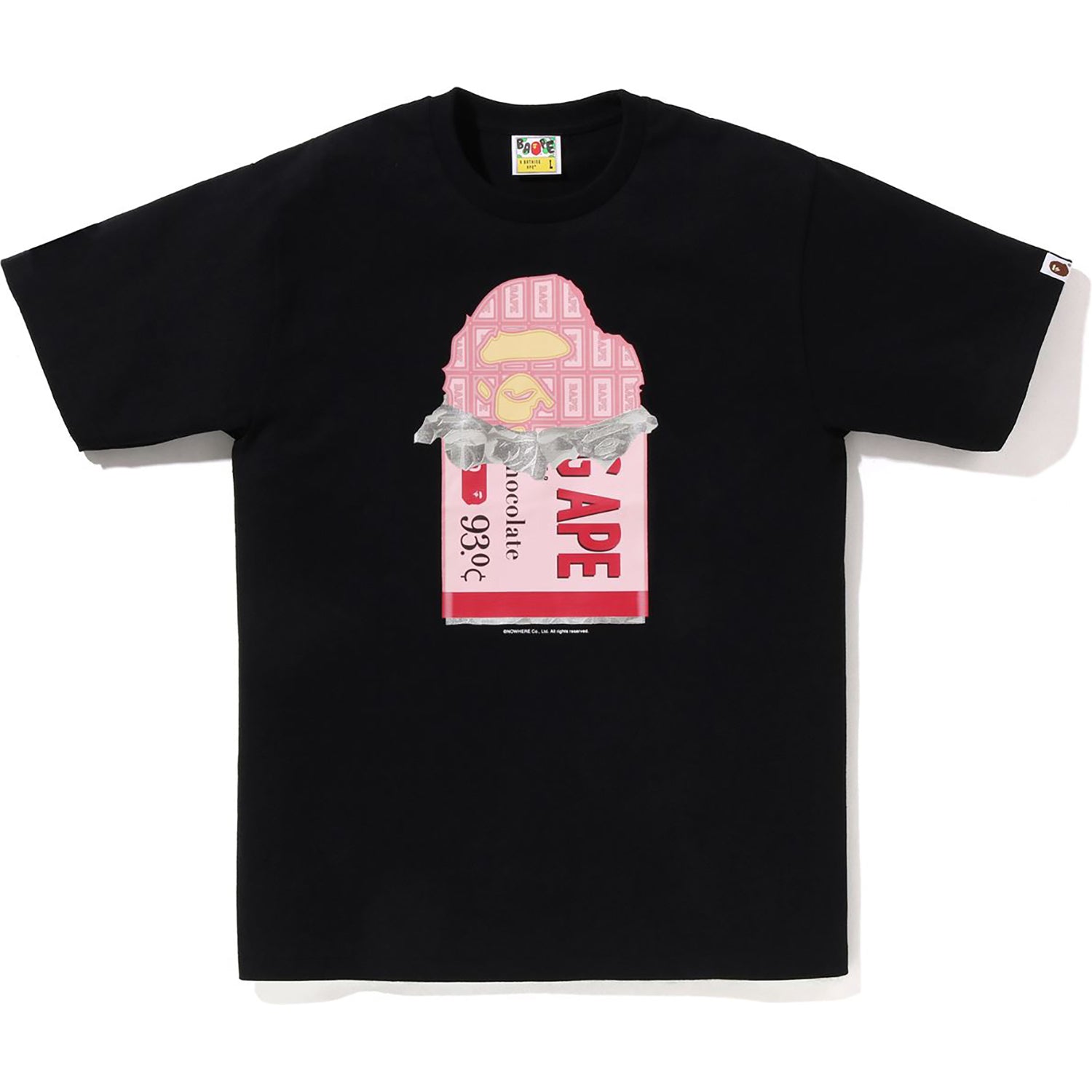 BAPE CHOCOLATE BAR APE HEAD TEE MENS