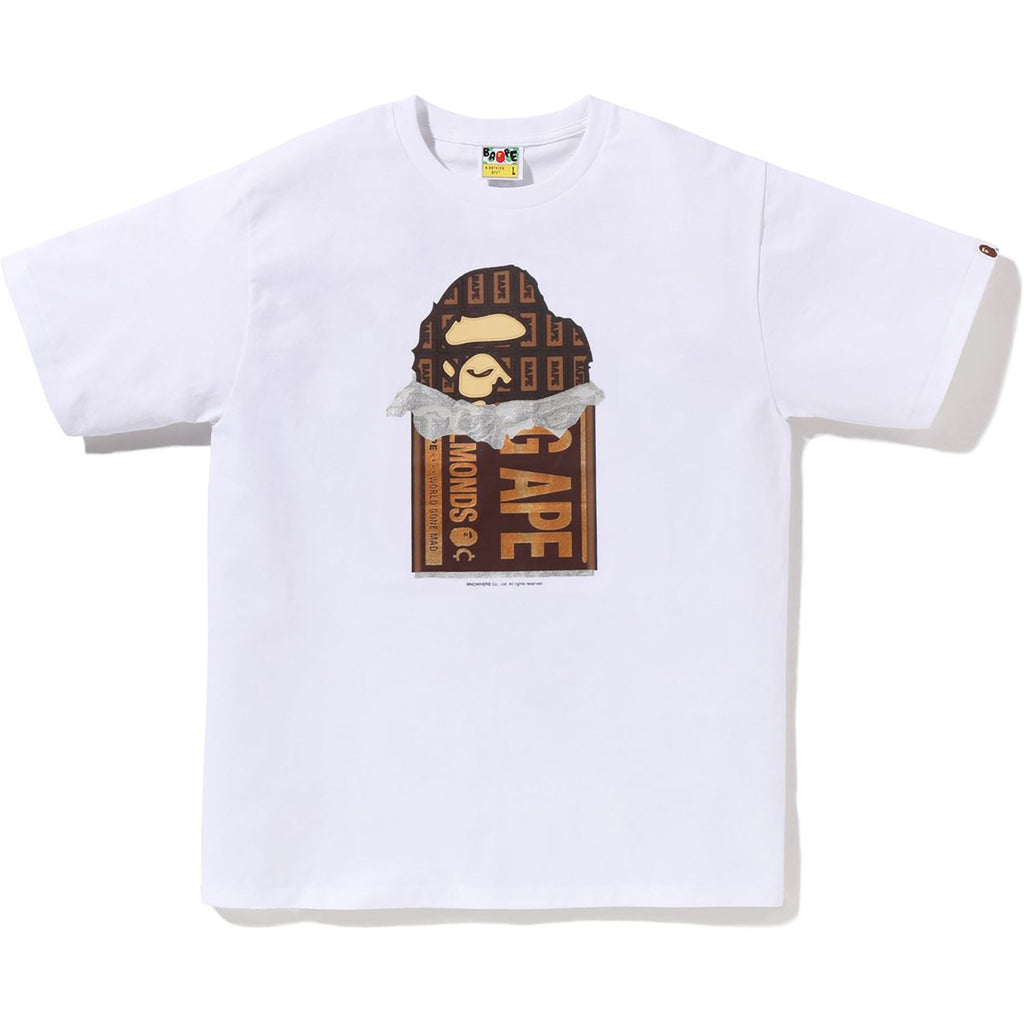BAPE CHOCOLATE BAR APE HEAD TEE MENS