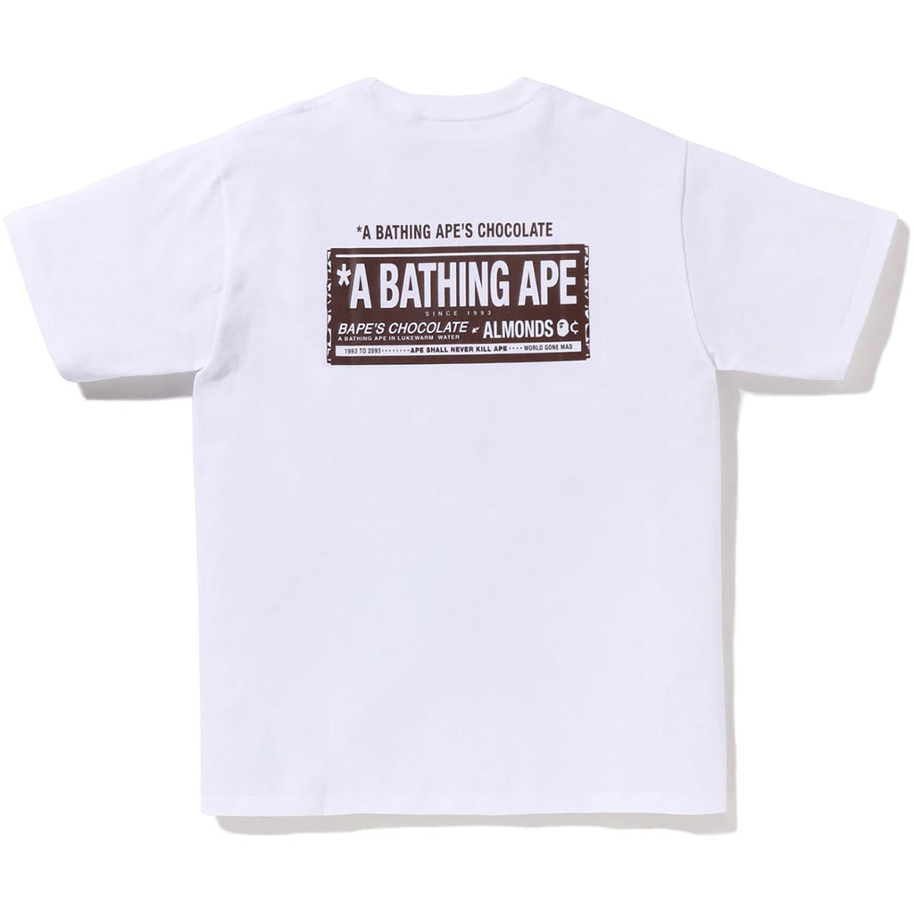 BAPE CHOCOLATE BAR APE HEAD TEE MENS
