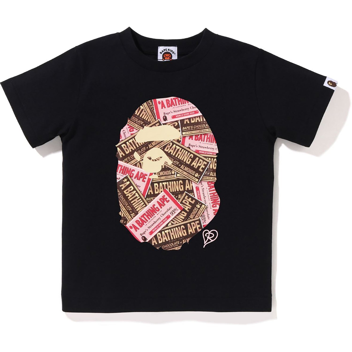 BAPE CHOCOLATE APE HEAD TEE KIDS