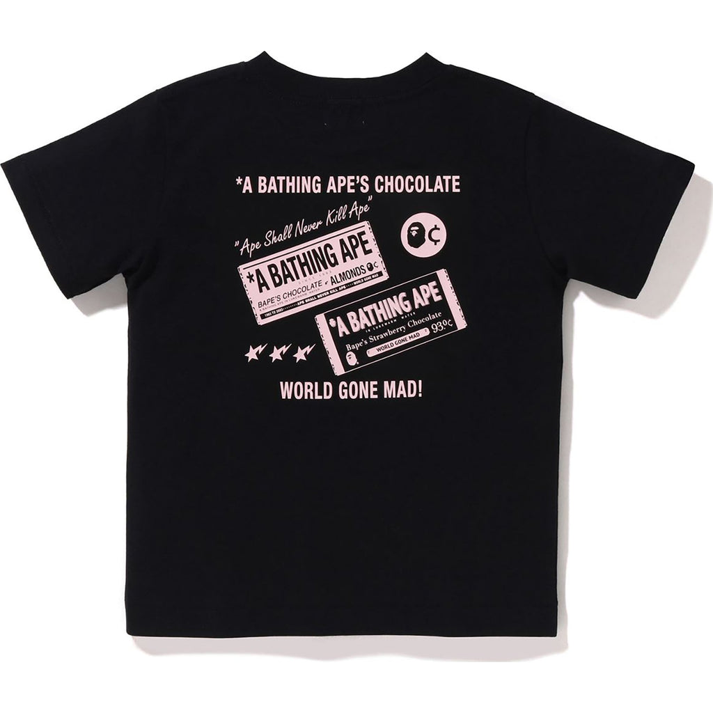 BAPE CHOCOLATE APE HEAD TEE KIDS