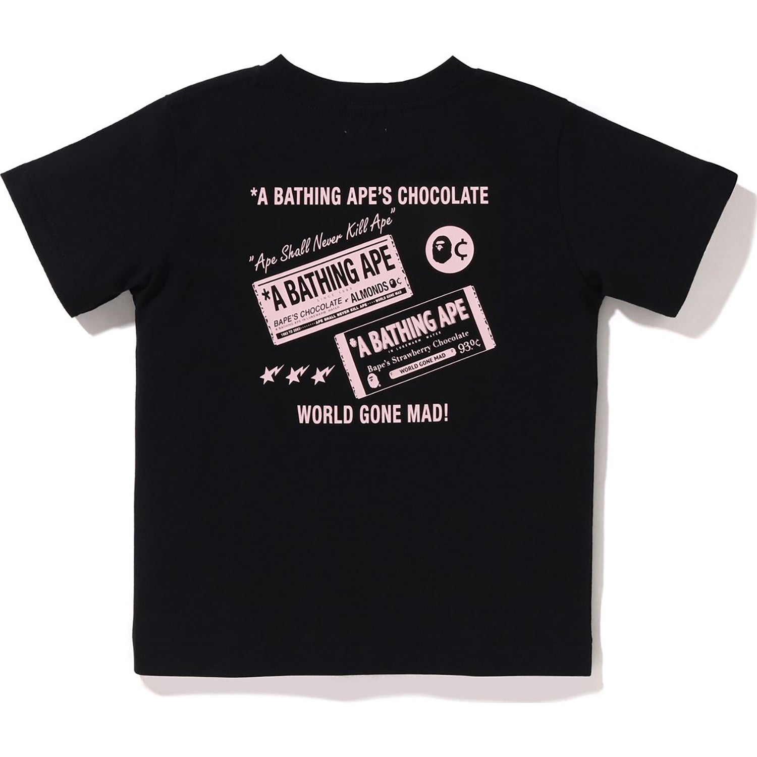 BAPE CHOCOLATE APE HEAD TEE KIDS