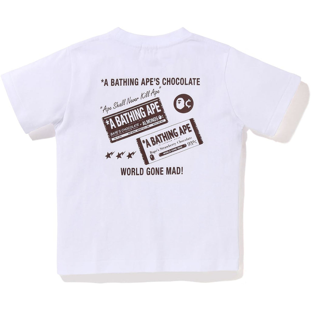 BAPE CHOCOLATE APE HEAD TEE KIDS