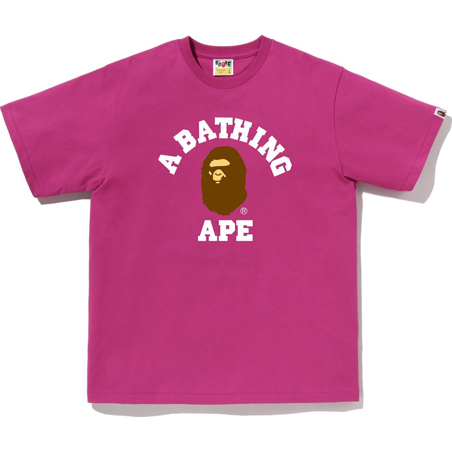 BAPE COLLEGE TEE MENS