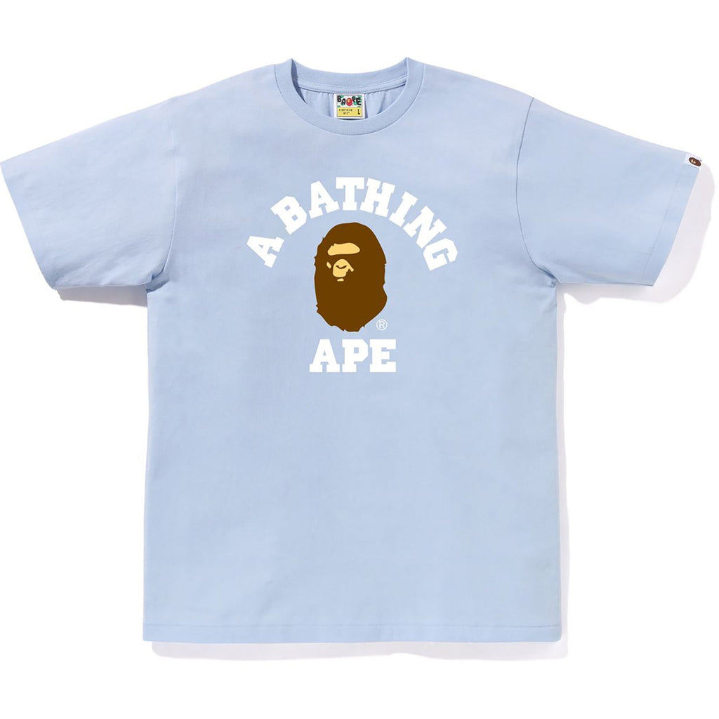 BAPE COLLEGE TEE MENS