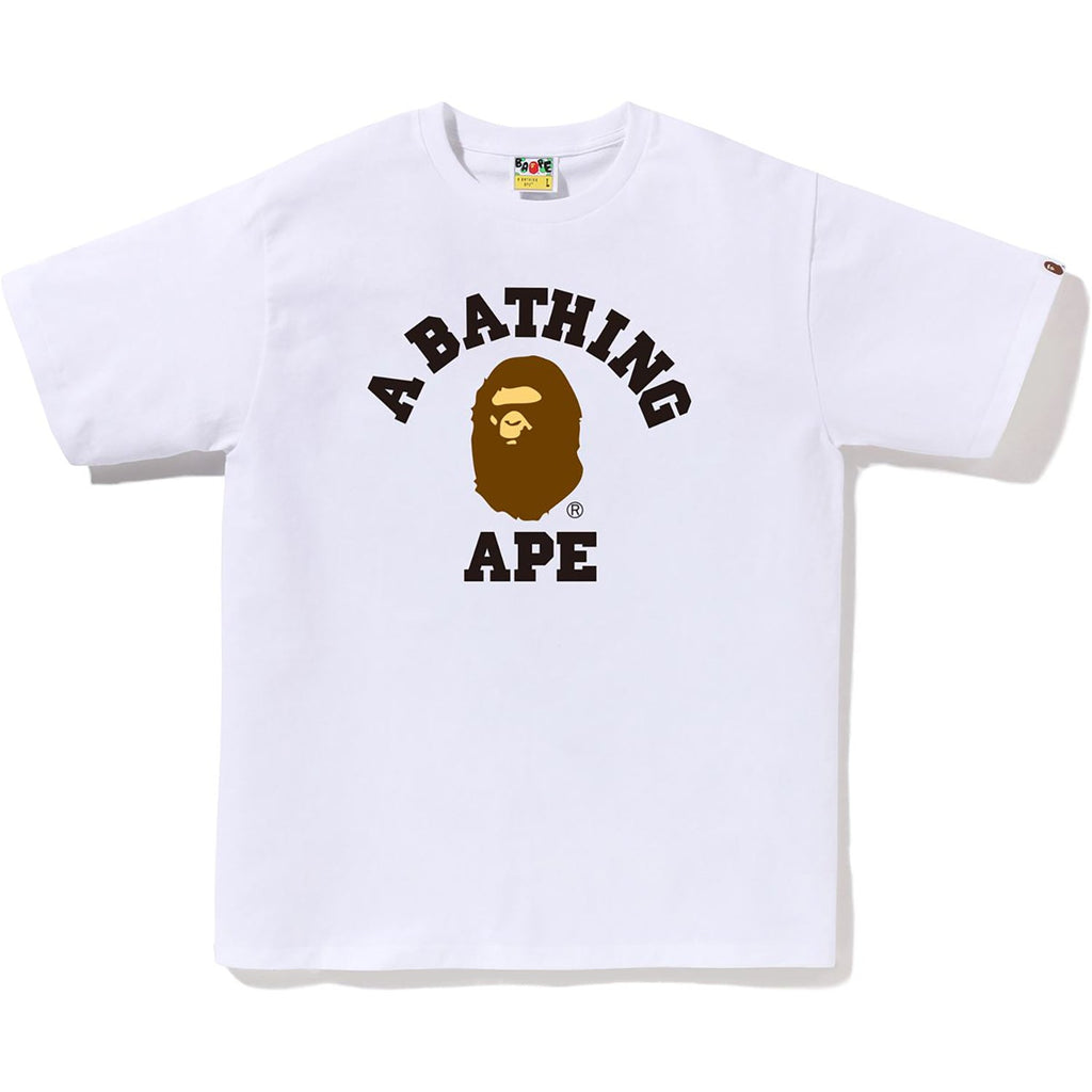 BAPE COLLEGE TEE MENS