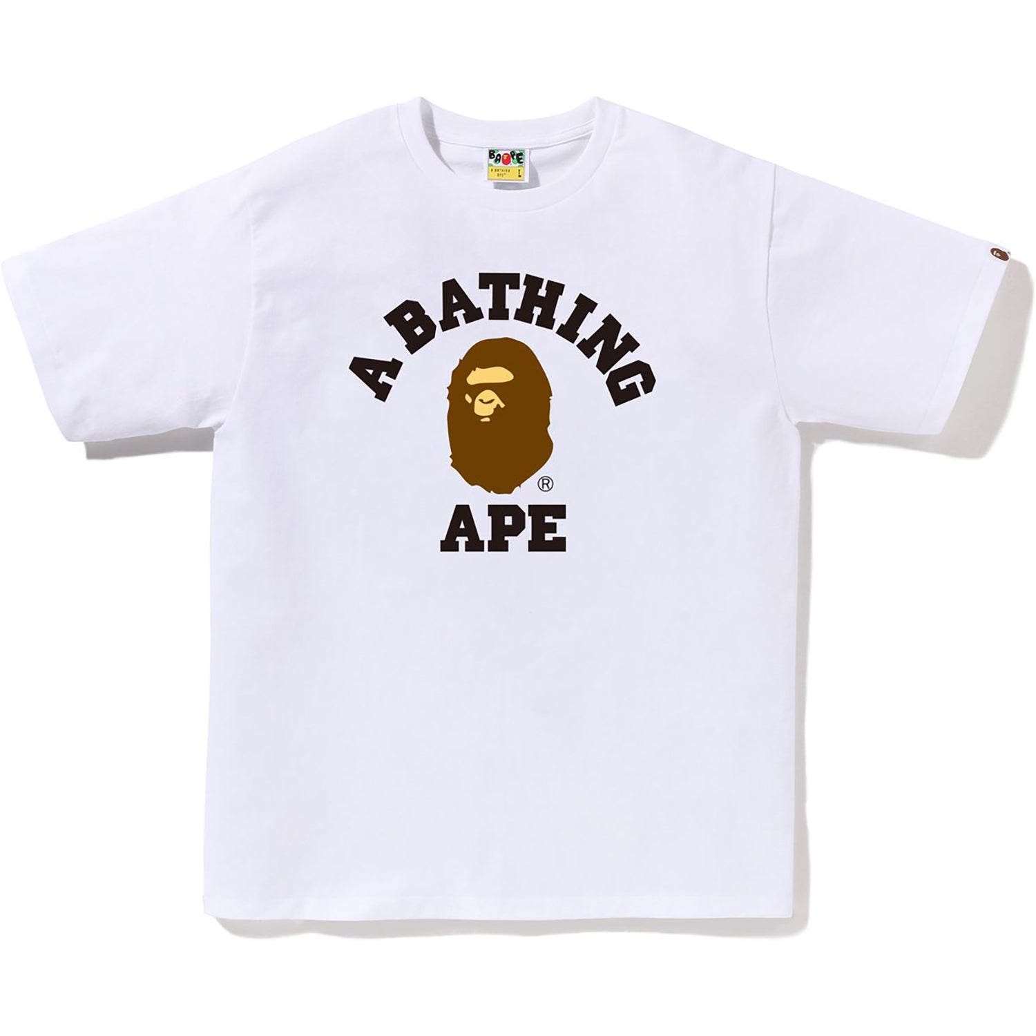 BAPE COLLEGE TEE MENS