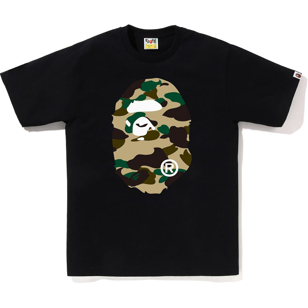 BAPE 1ST CAMO BIG APE HEAD TEE MENS
