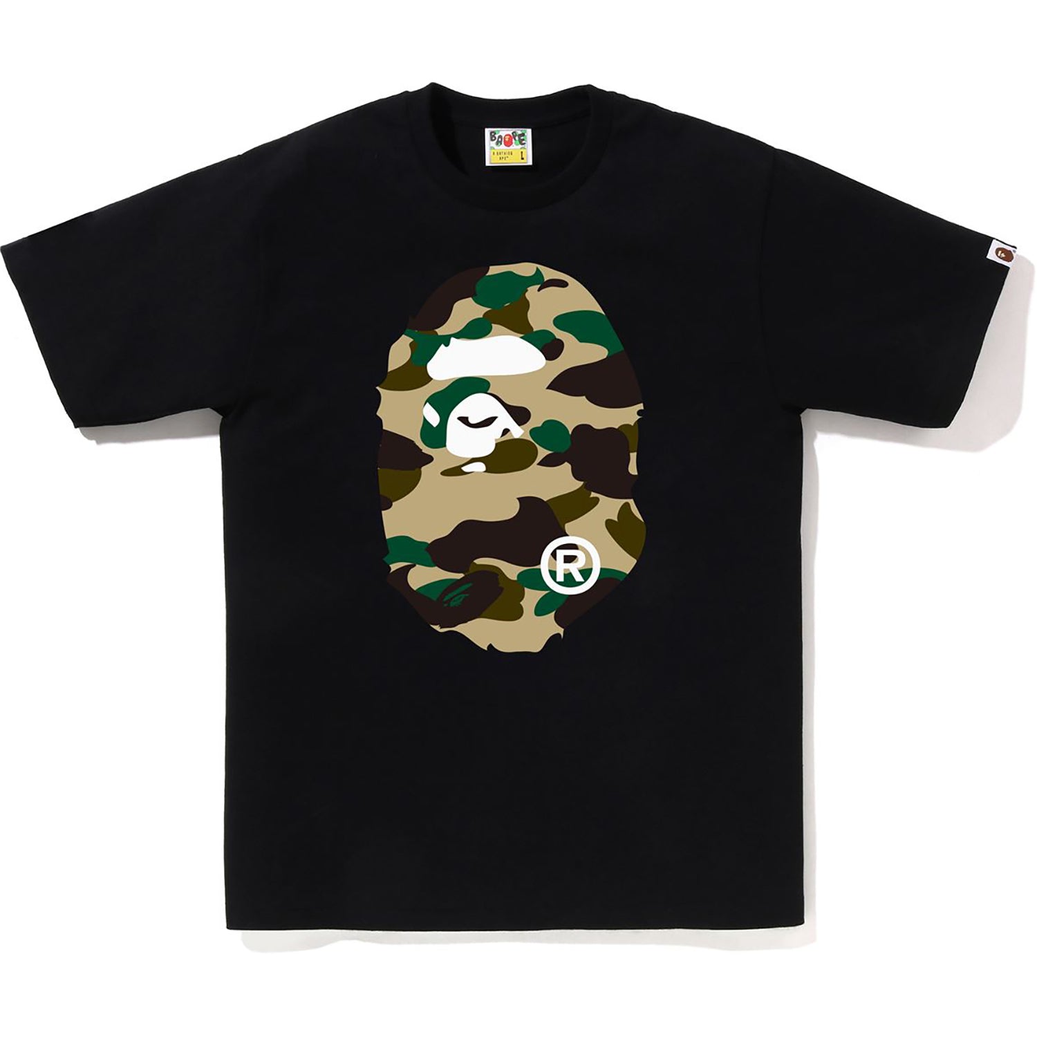 BAPE 1ST CAMO BIG APE HEAD TEE MENS
