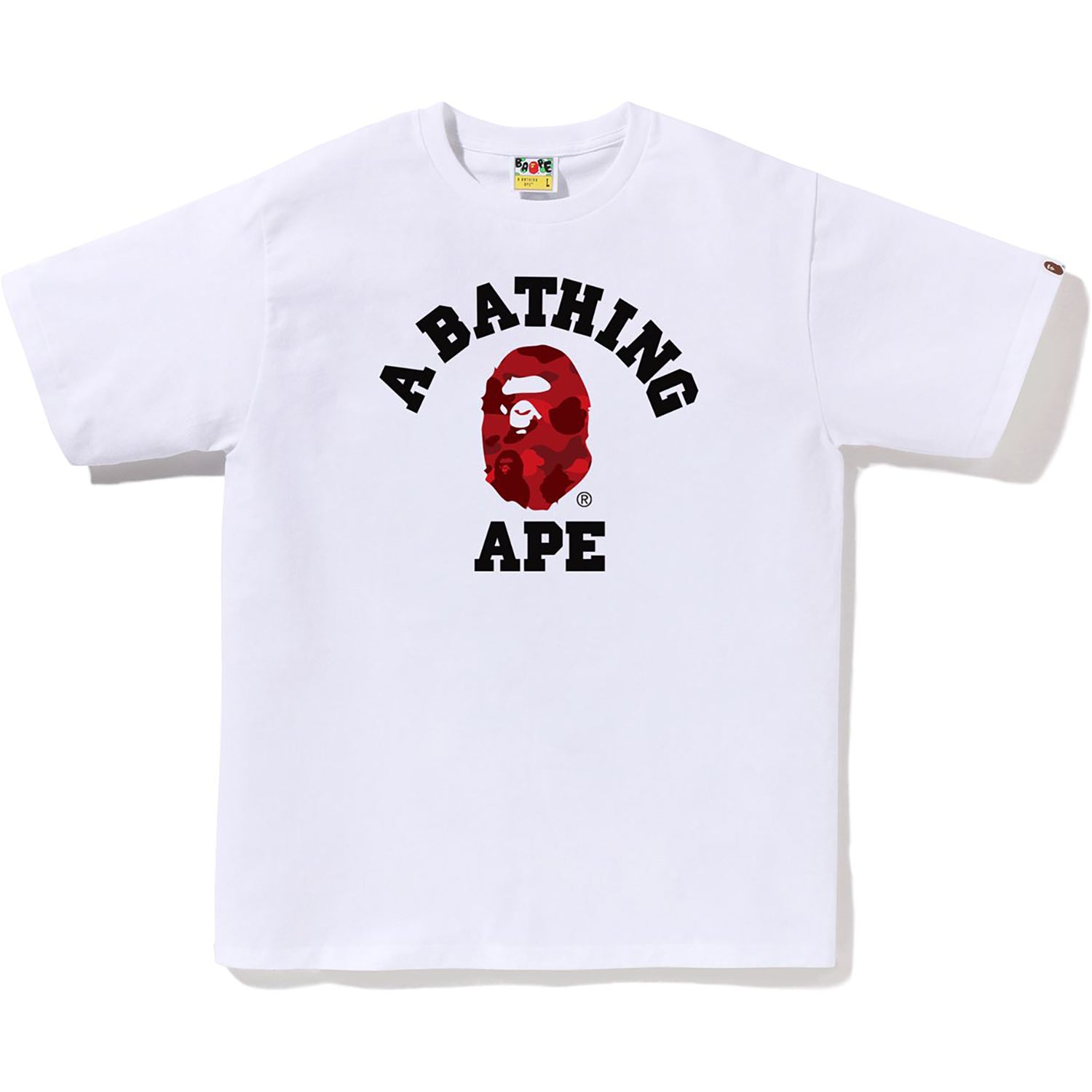 BAPE COLOR CAMO COLLEGE TEE MENS