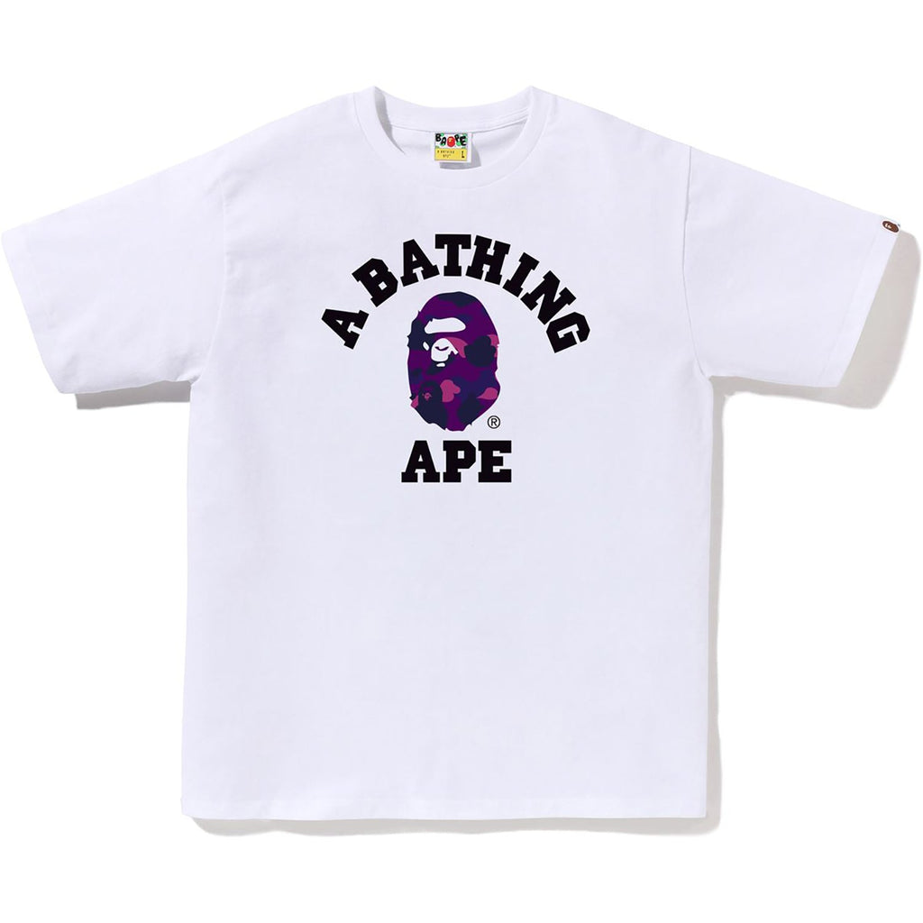 BAPE COLOR CAMO COLLEGE TEE MENS
