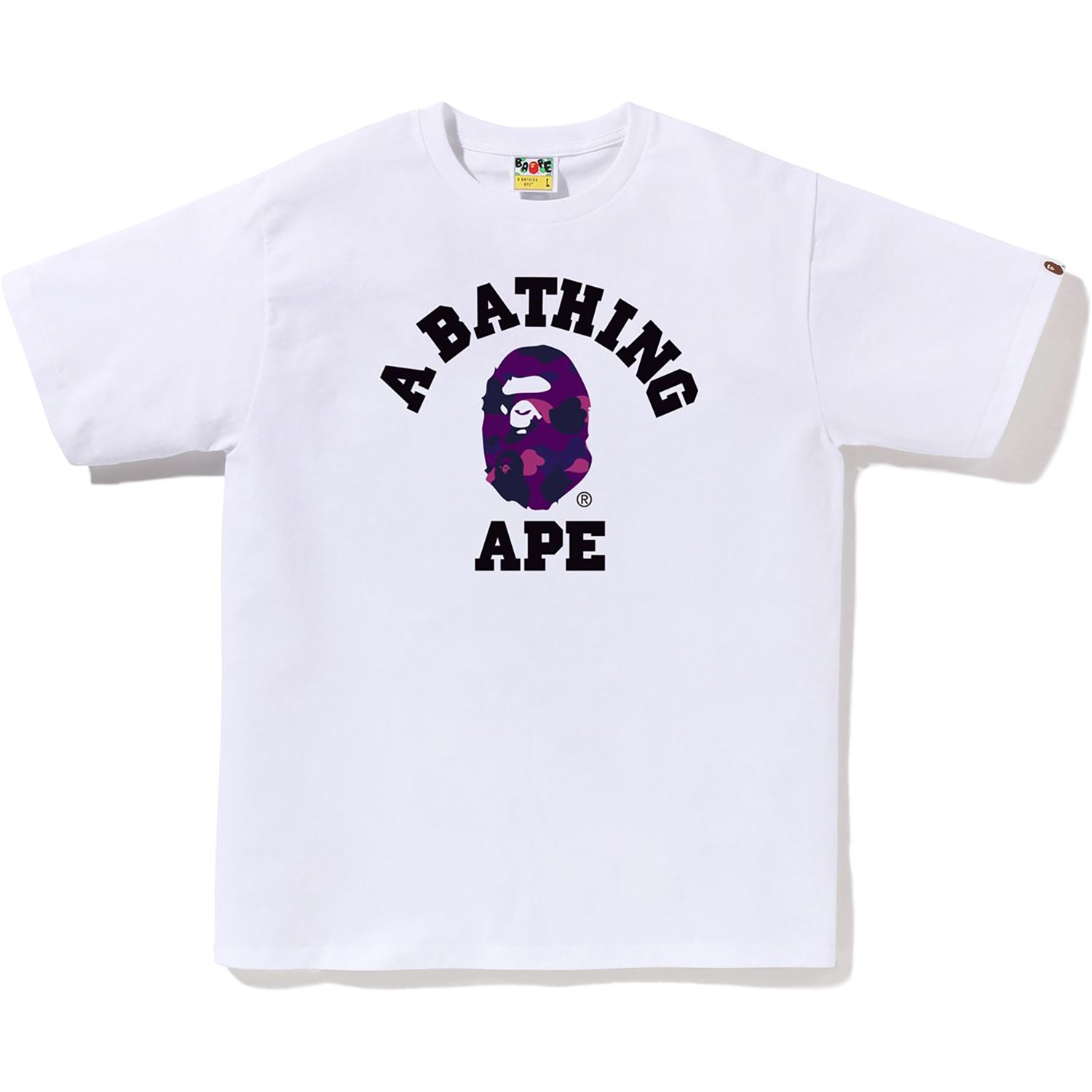 BAPE COLOR CAMO COLLEGE TEE MENS