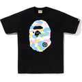 BAPE NEW MULTI CAMO BIG APE HEAD TEE MENS