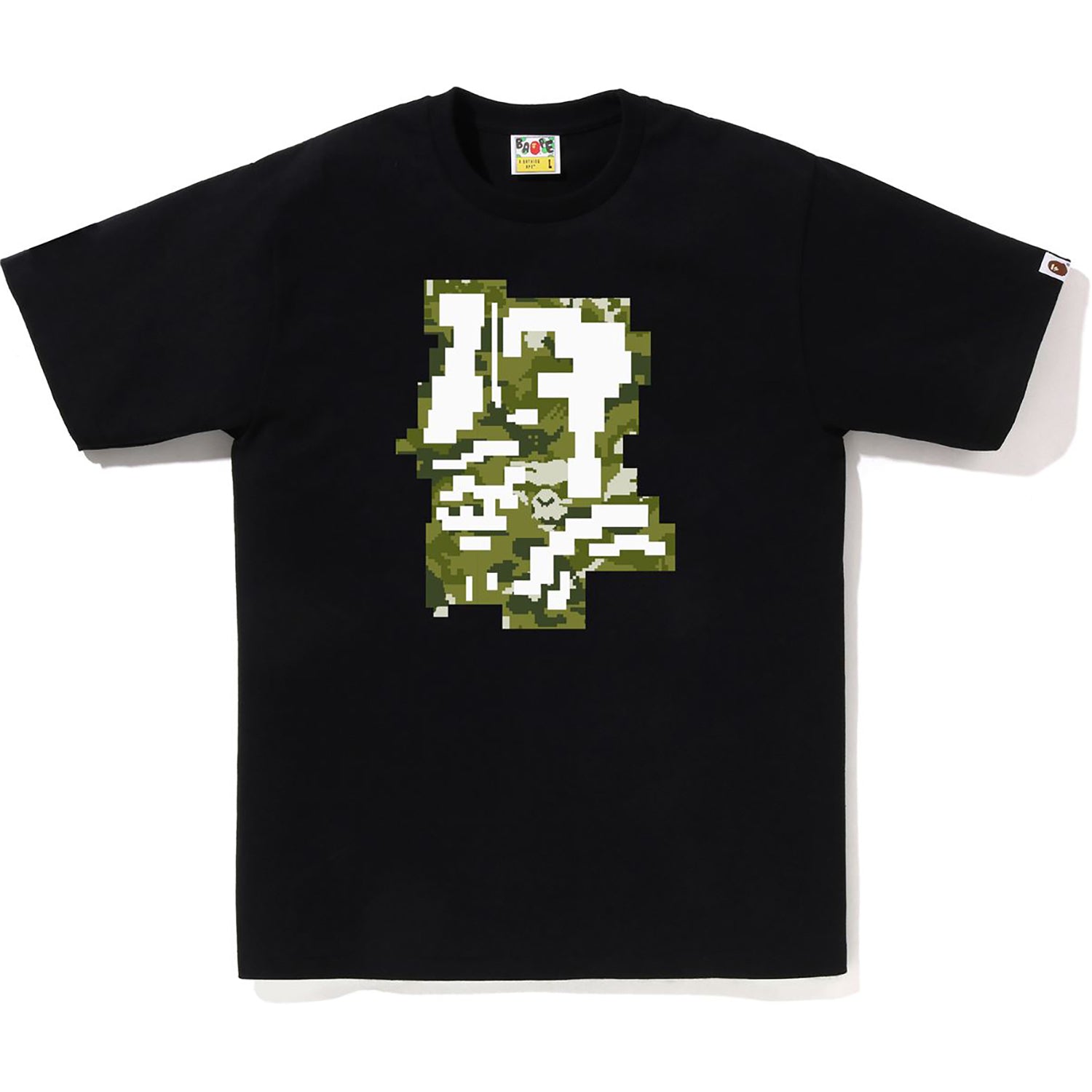 BAPE MULTI PIXEL CAMO DIGITAL GENERAL TEE MENS