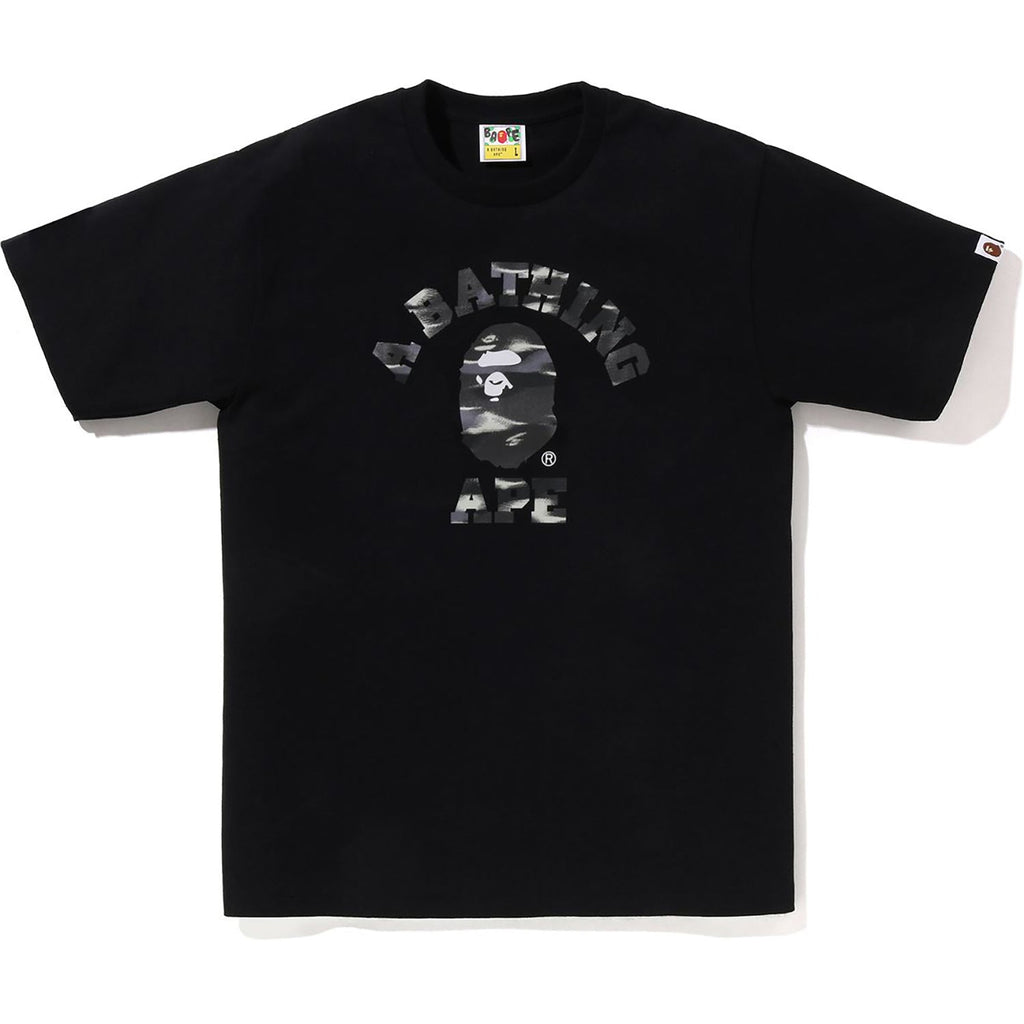 BAPE SCREEN CAMO COLLEGE TEE MENS
