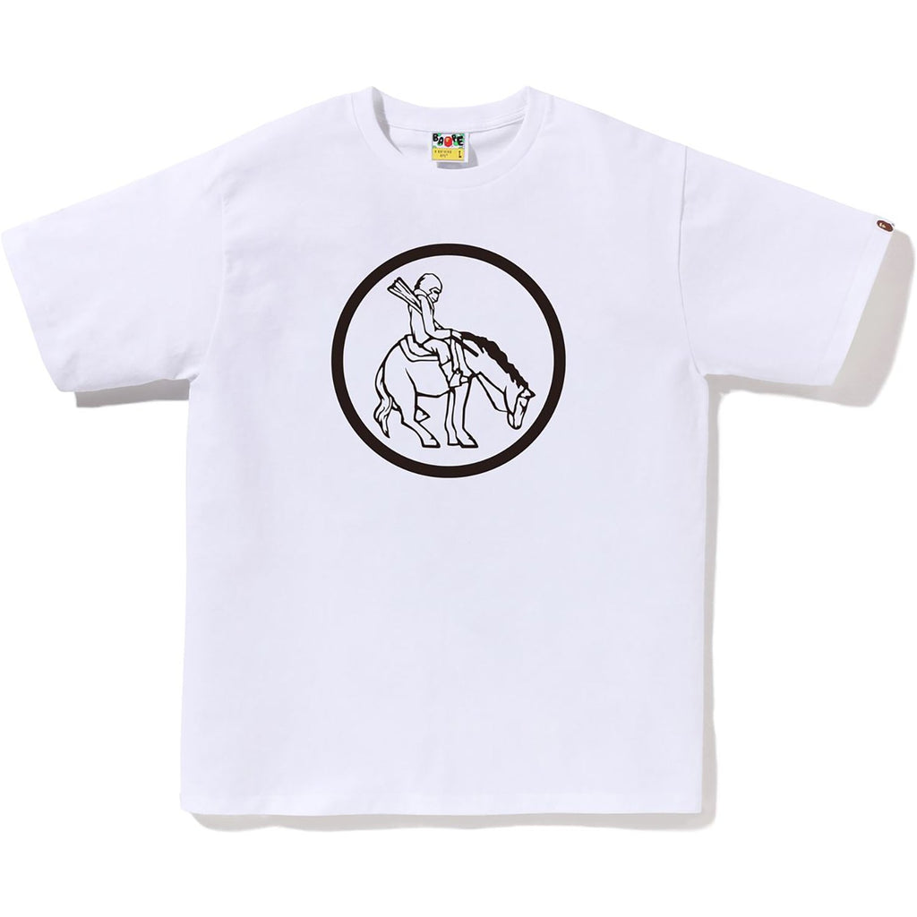 BAPE SIMPLE SOLDIER MIL PATCH TEE MENS