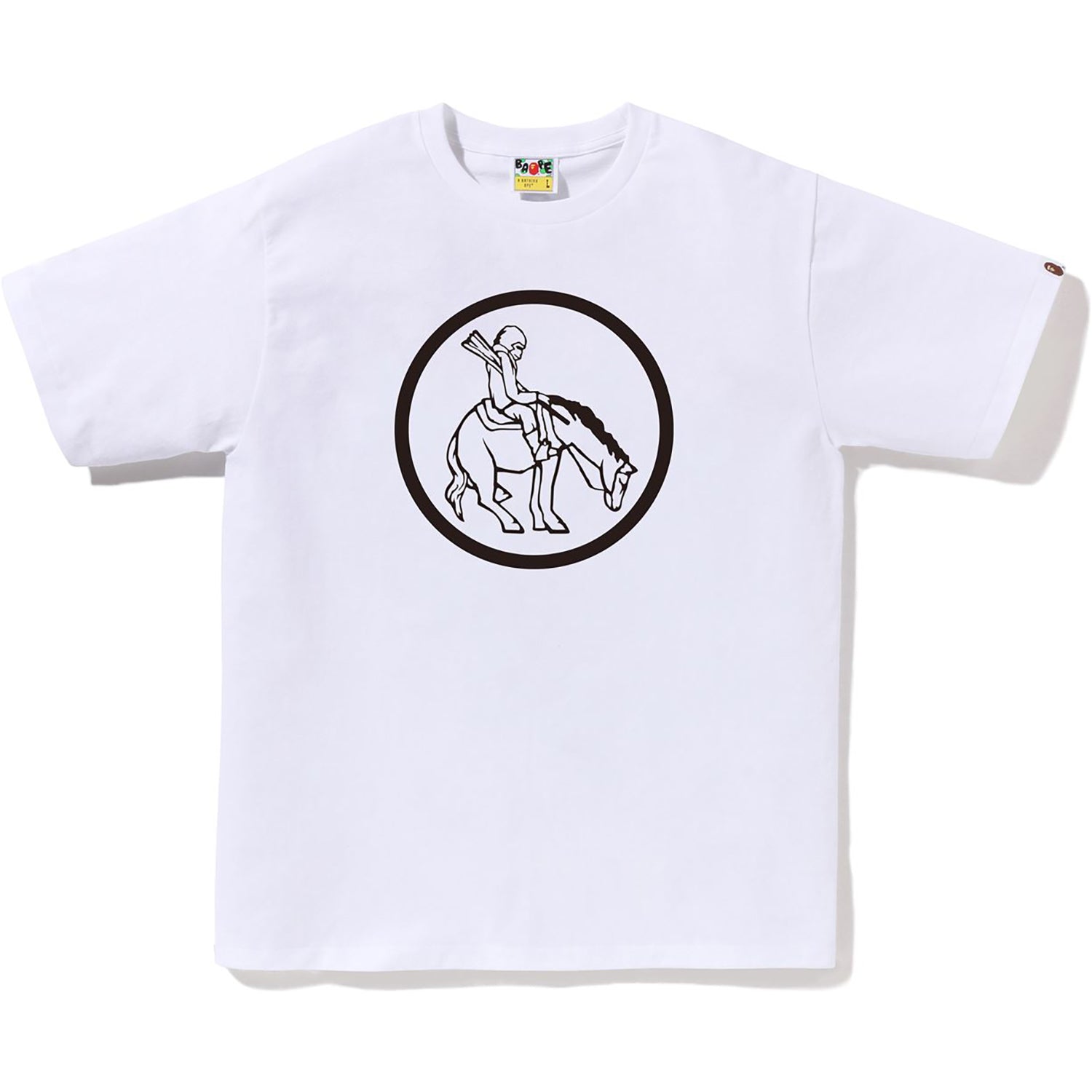 BAPE SIMPLE SOLDIER MIL PATCH TEE MENS