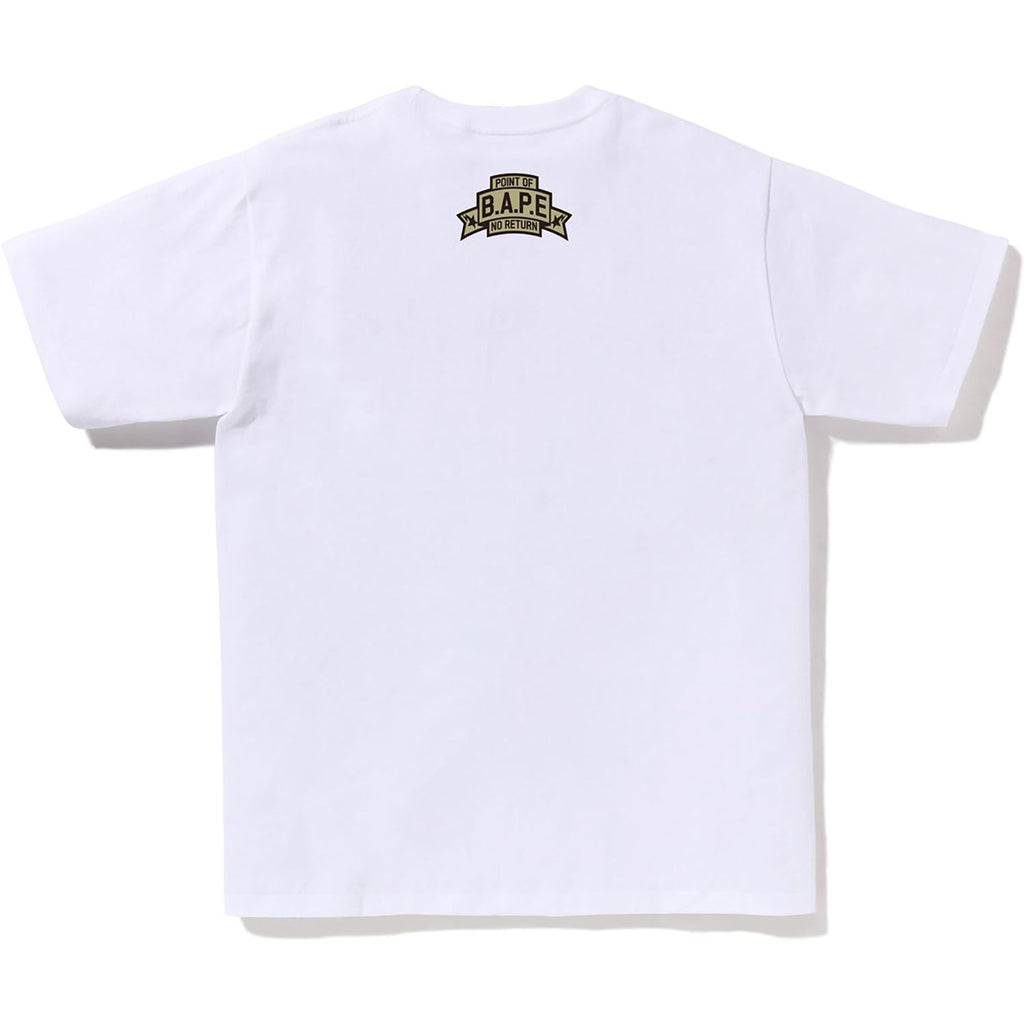 BAPE SIMPLE SOLDIER MIL PATCH TEE MENS