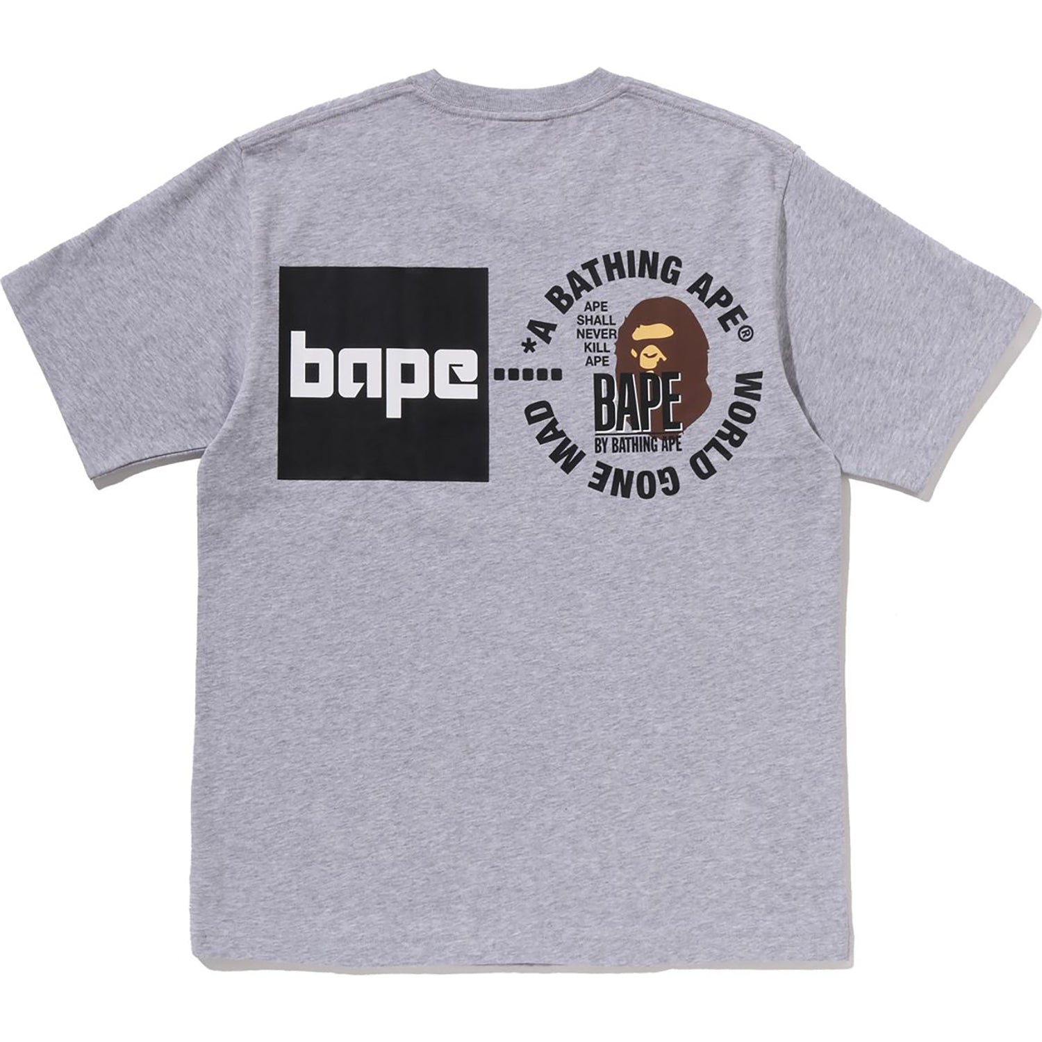 BAPE A BATHING APE LOGO TEE MENS